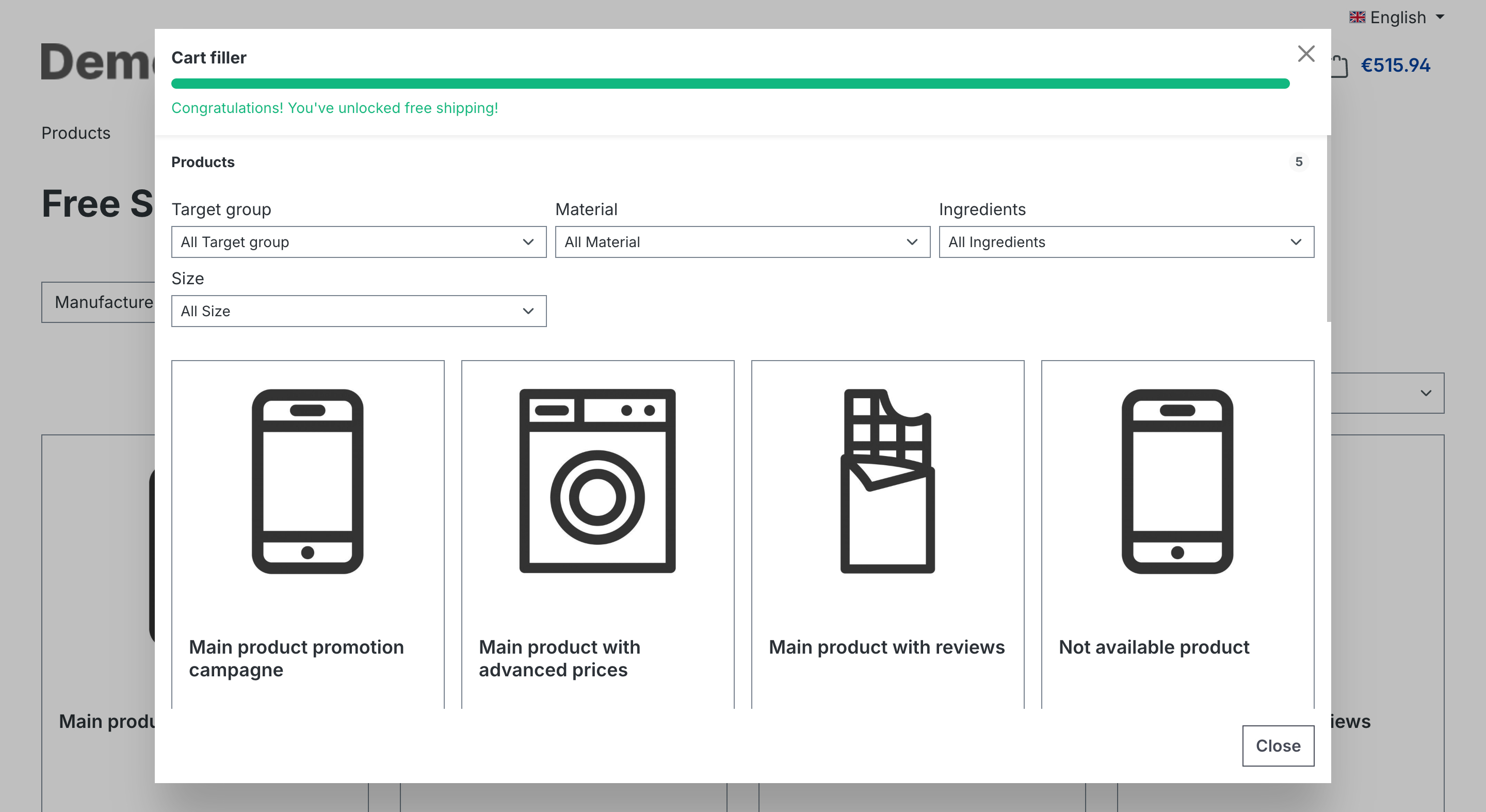 ShopStudioFreeShippingProgressAndCartFiller