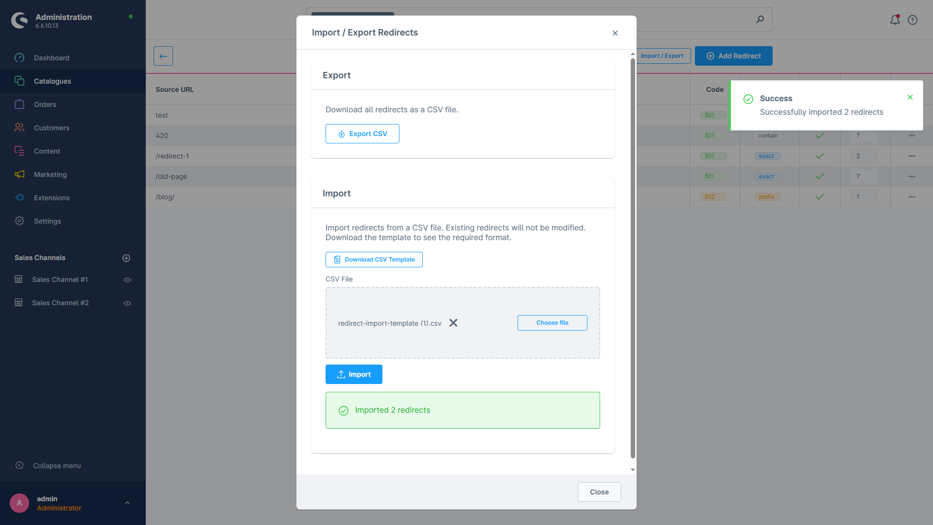 WeedesignRedirectManager