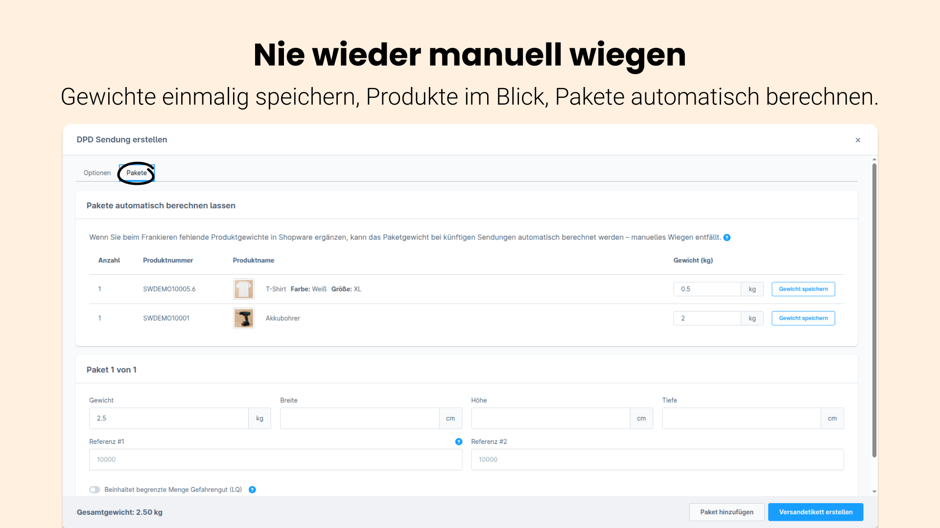 ApplifactionDpdShipping