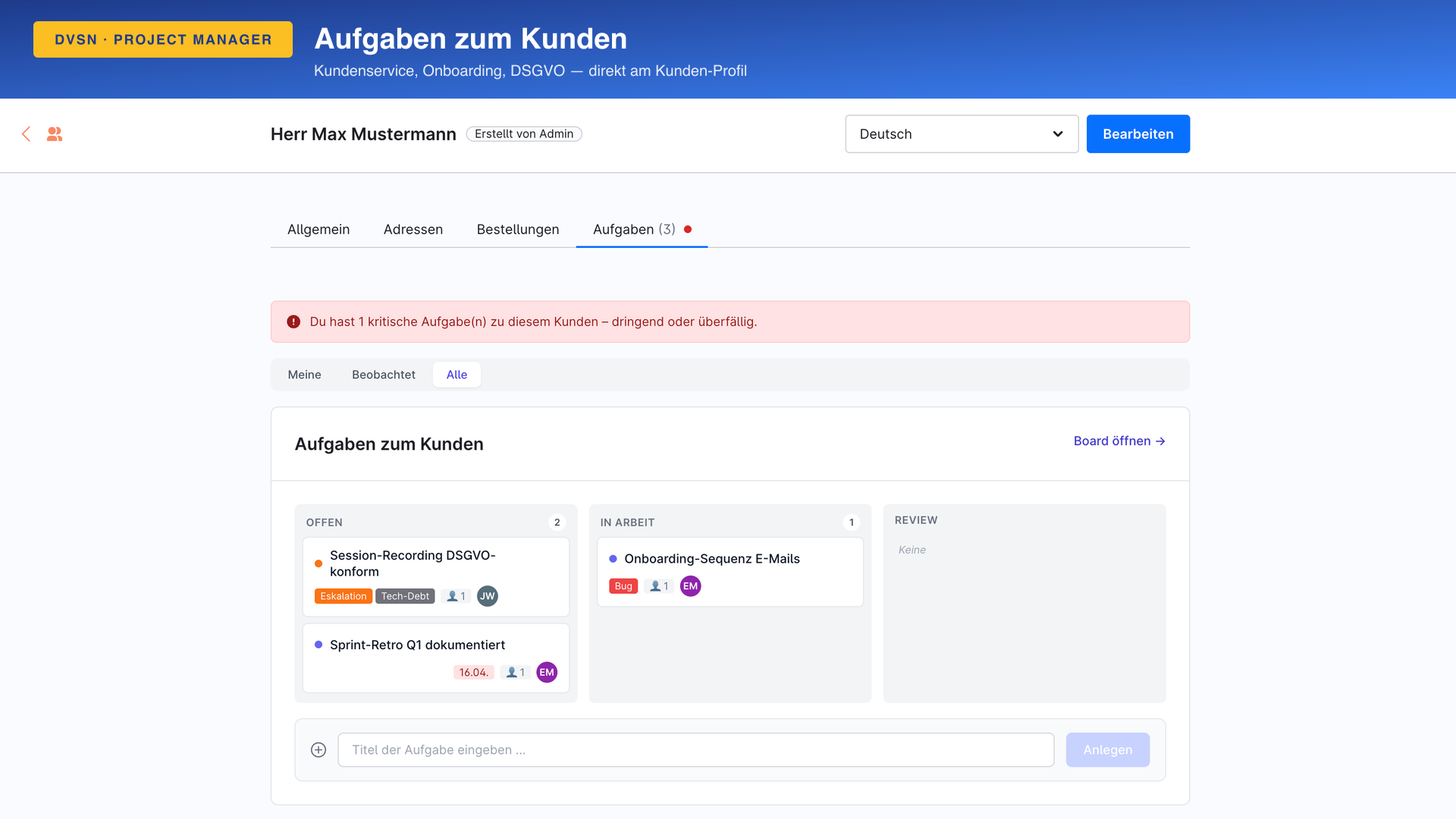 DvsnProjectManager
