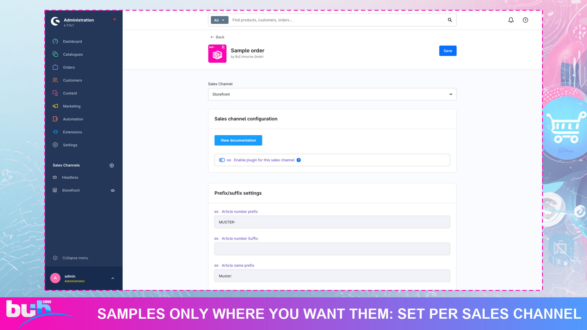 SwpSampleOrderSix