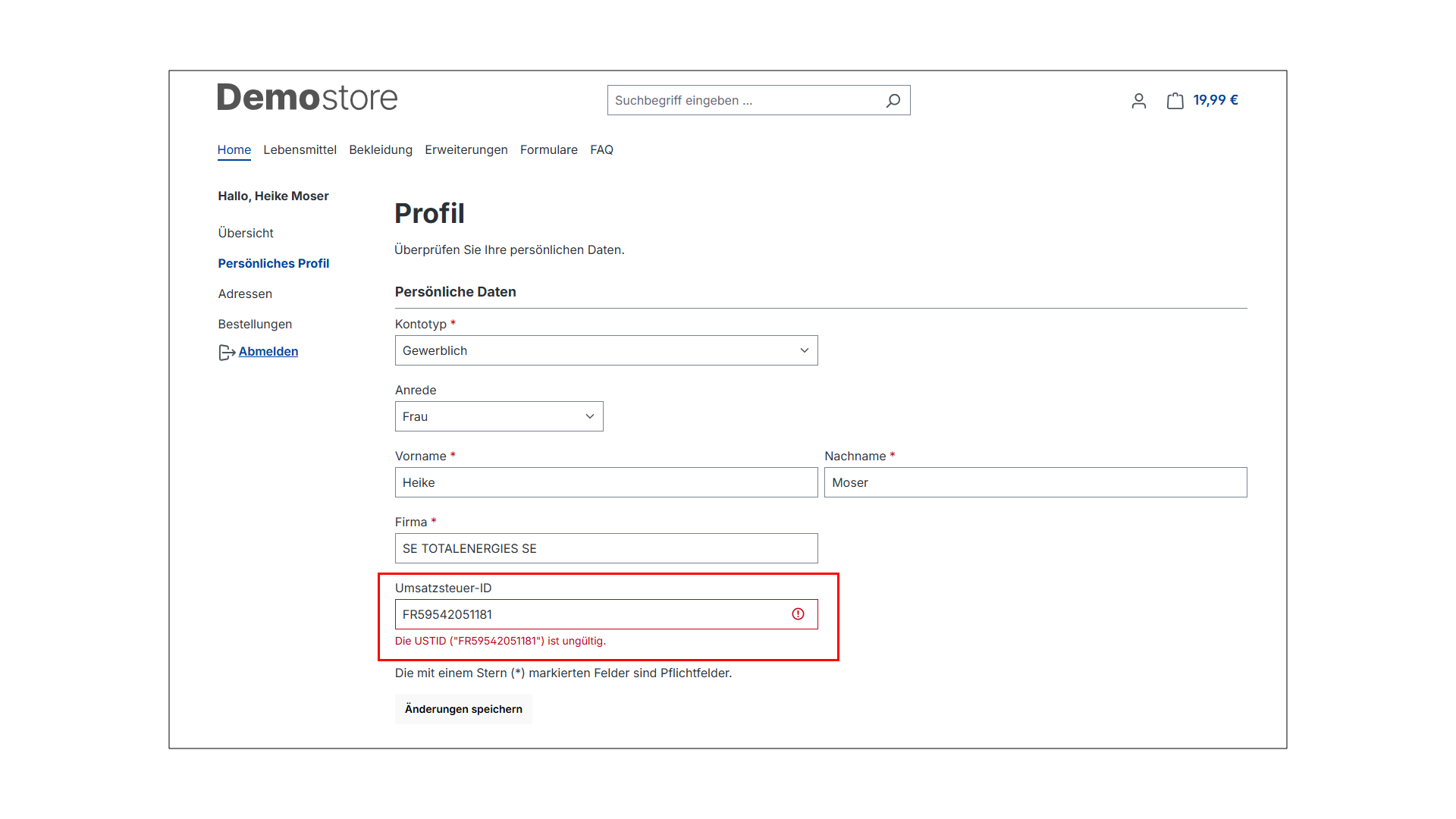 LenzPlatformVatIdValidation
