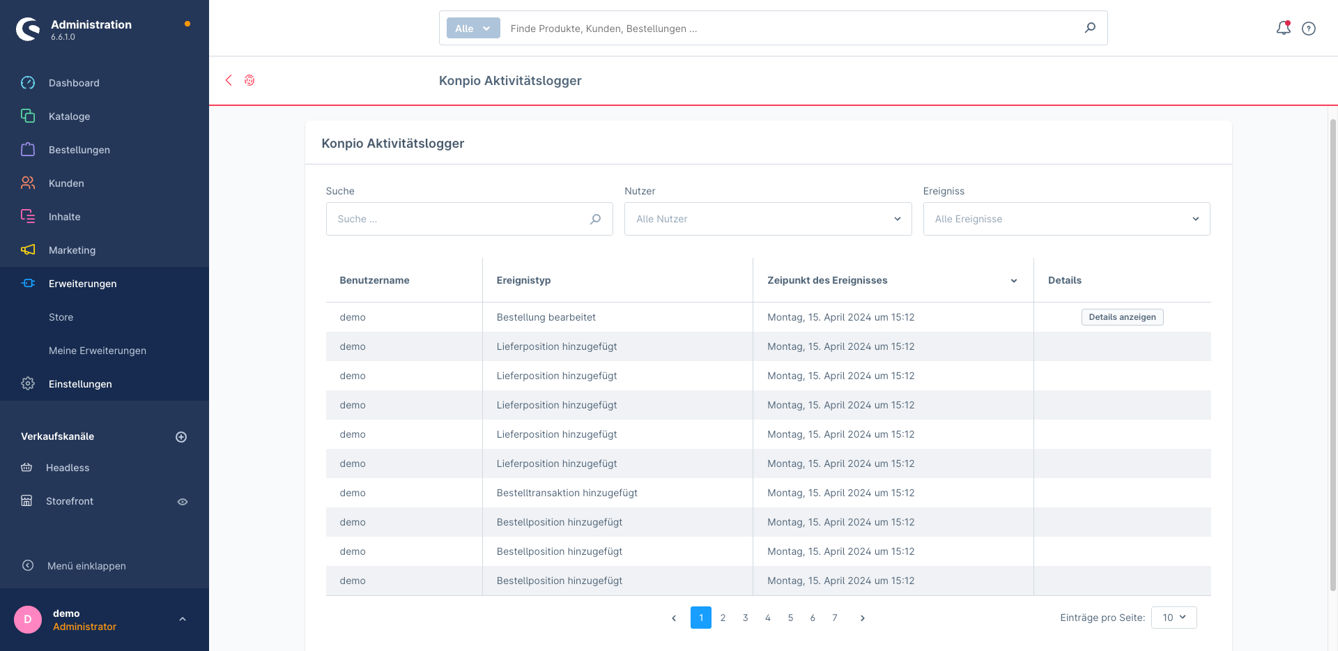 KonpioBackendUserLogger