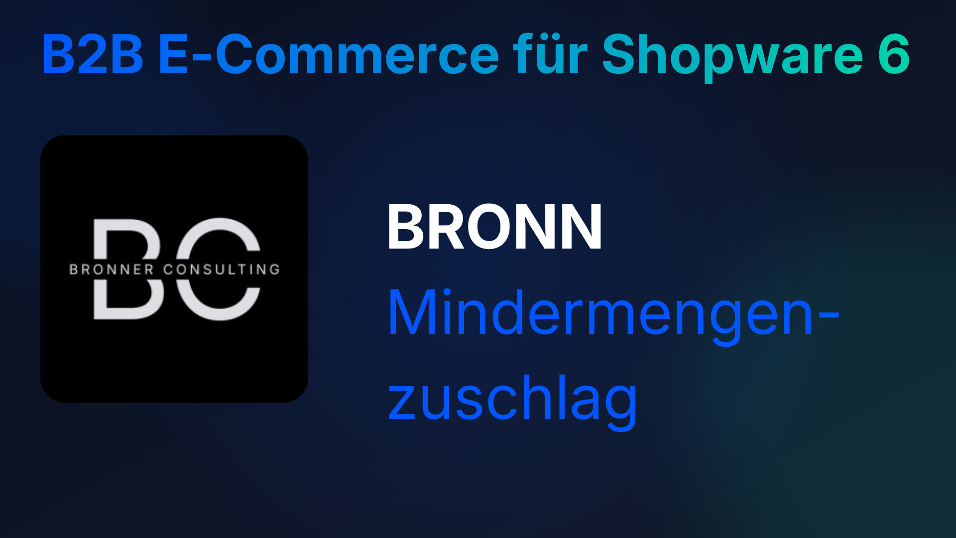 BronnMinimumQuantitySurcharge