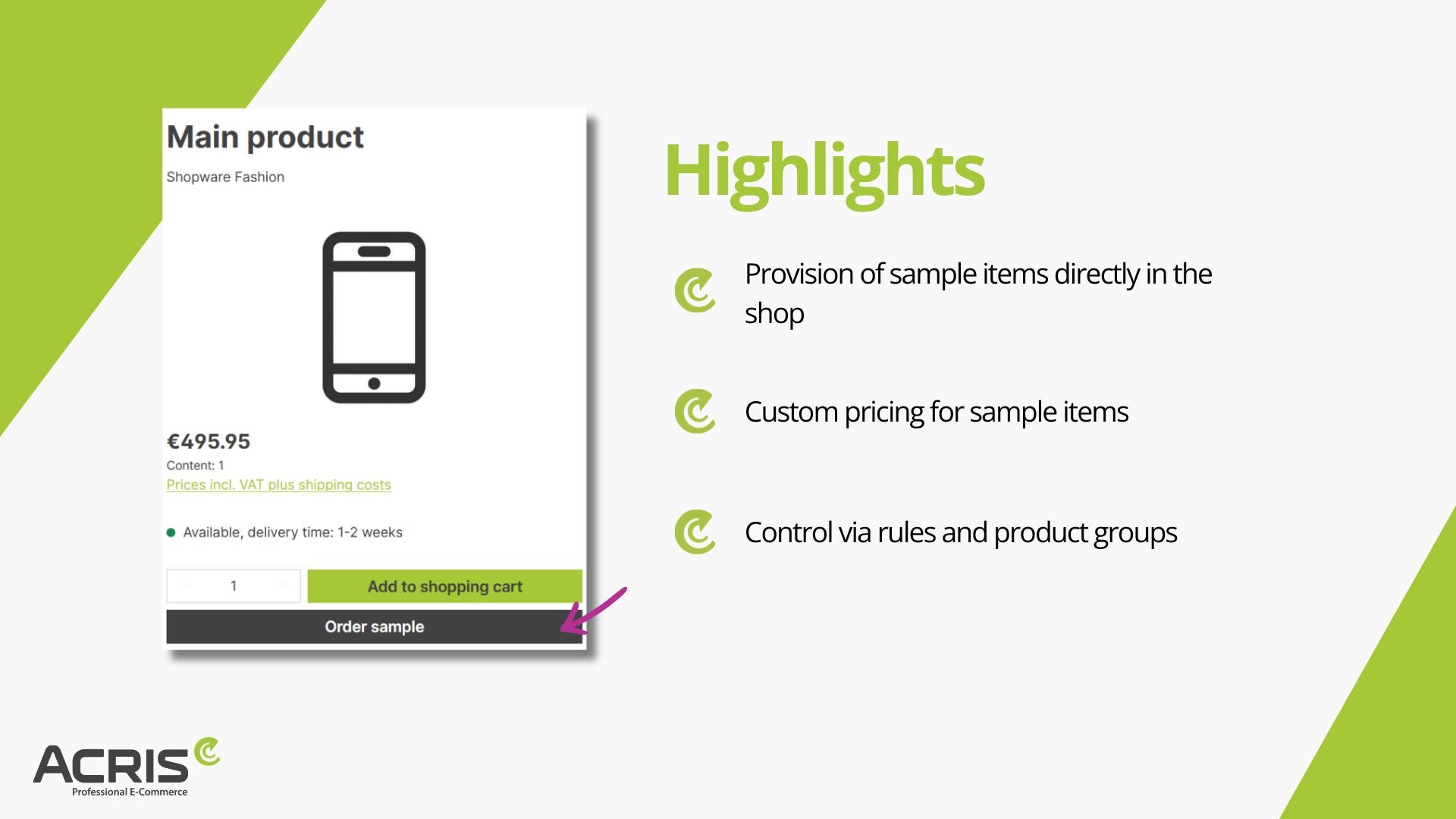 AcrisSampleProductCS