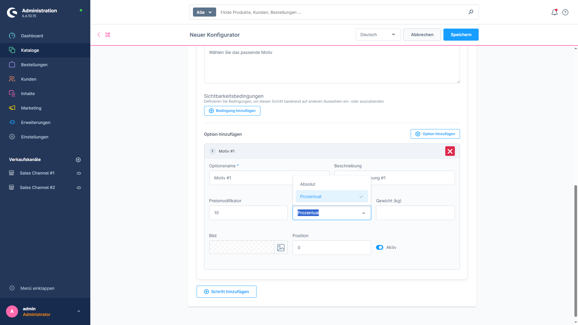 WeedesignProductConfigurator