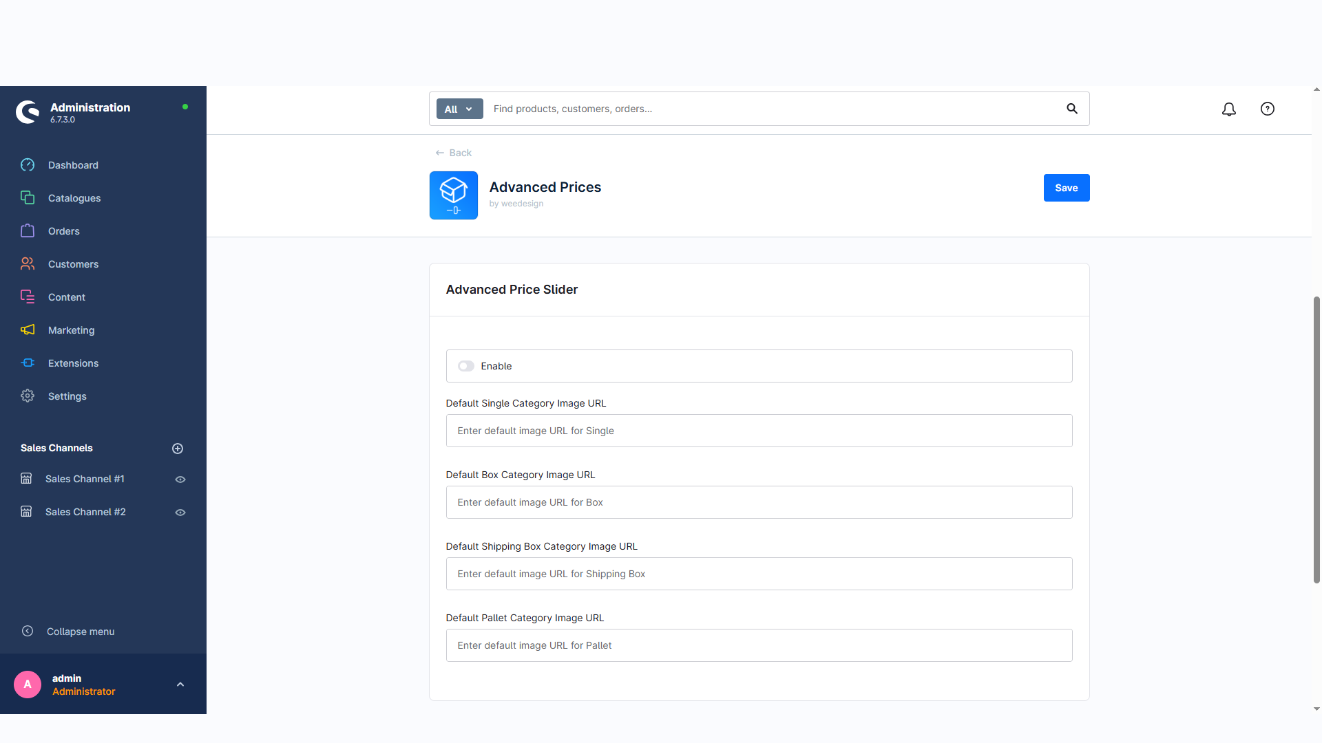 WeedesignAdvancedPrices