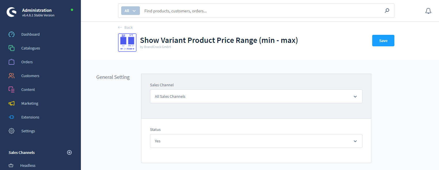 BrandCrockVariantProductPriceRange