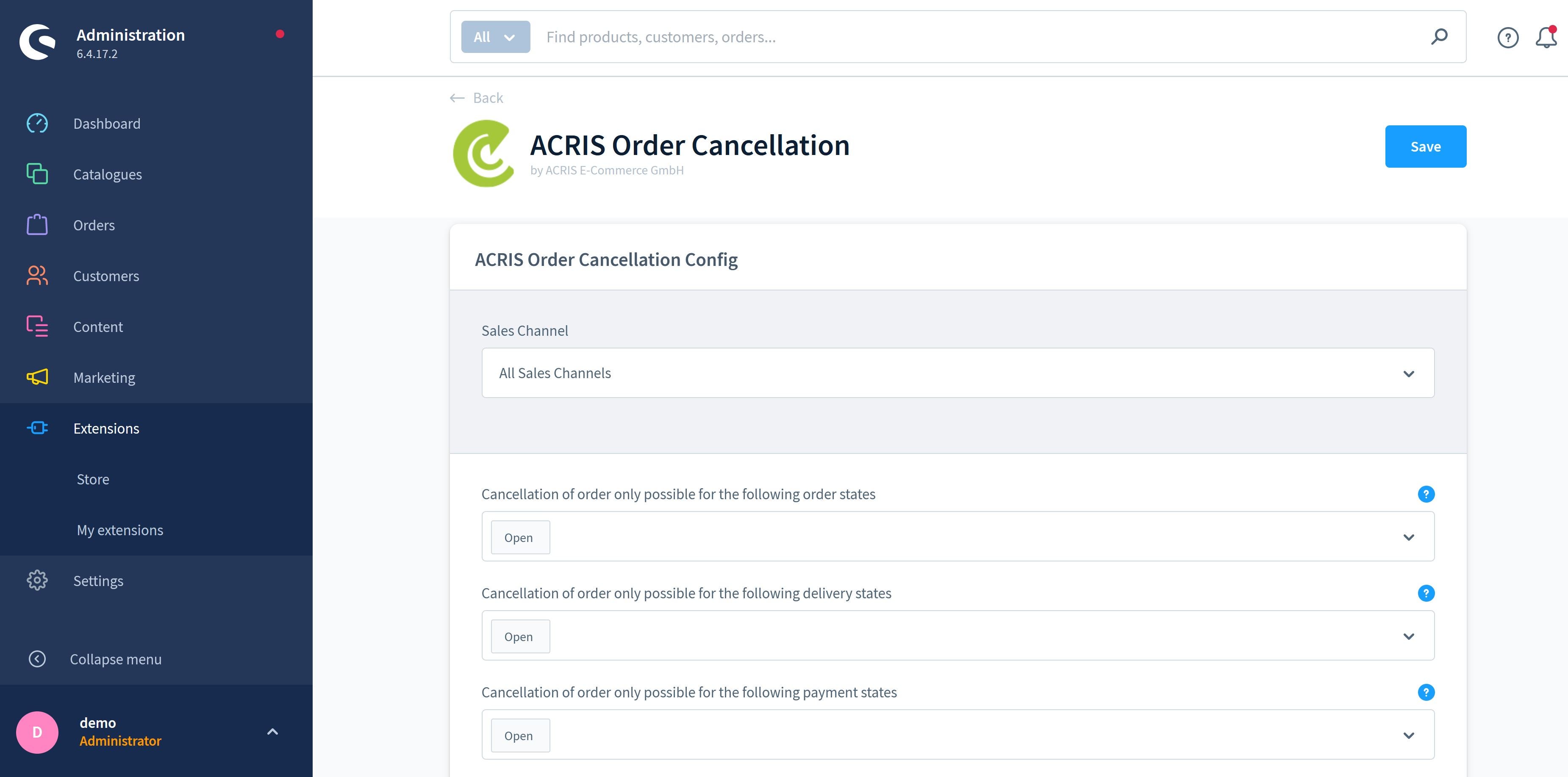 AcrisOrderCancellationCS