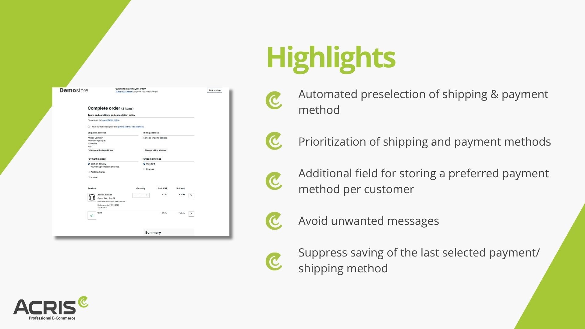 AcrisCheckoutMethodPreselectCS