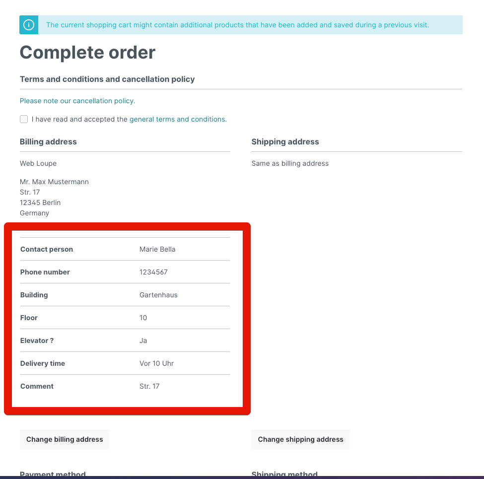 WeloDeliveryInfos