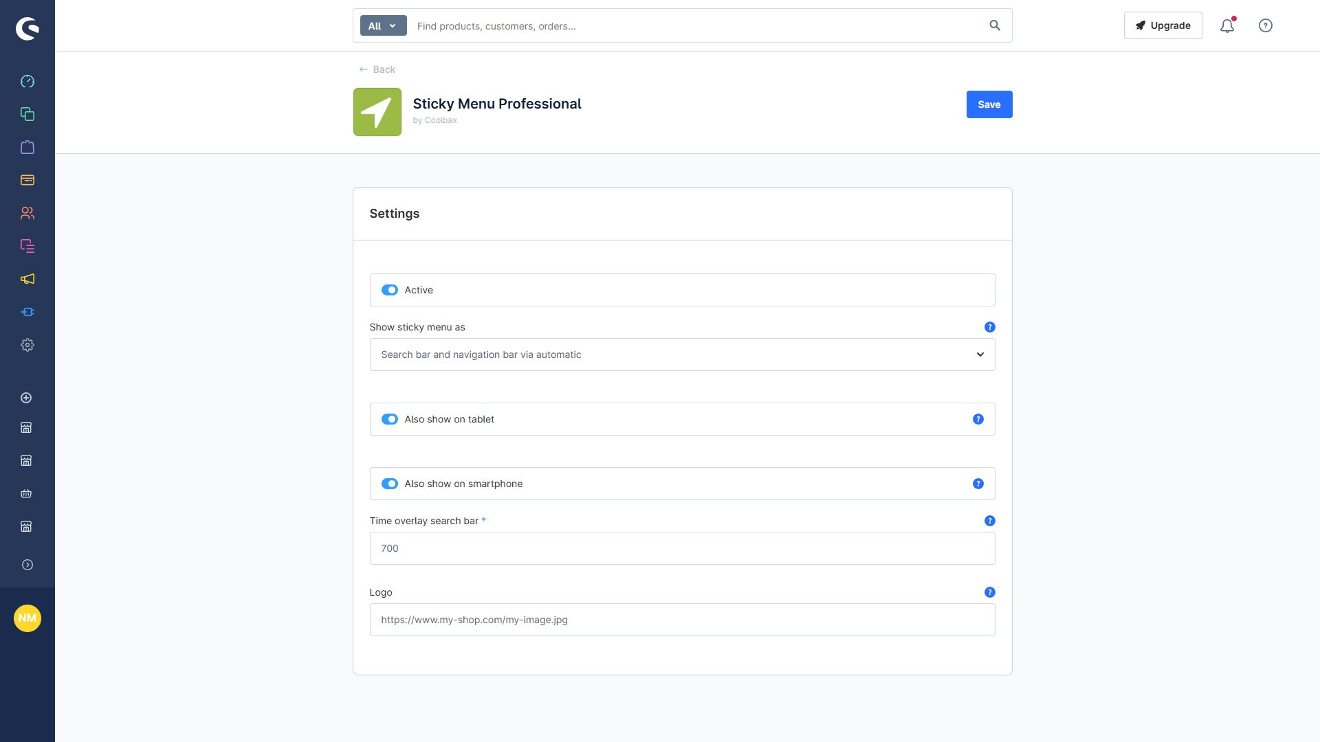 CbaxModulStickyMenu