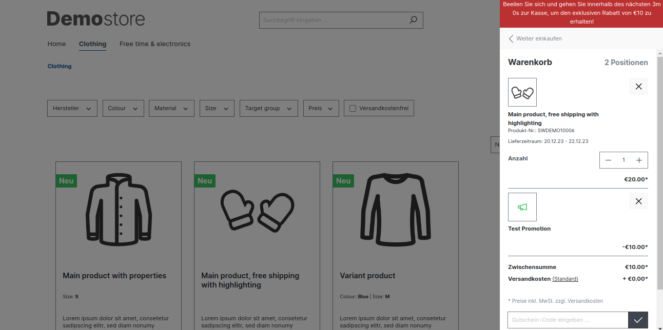 ICTECHPromoCouponCart