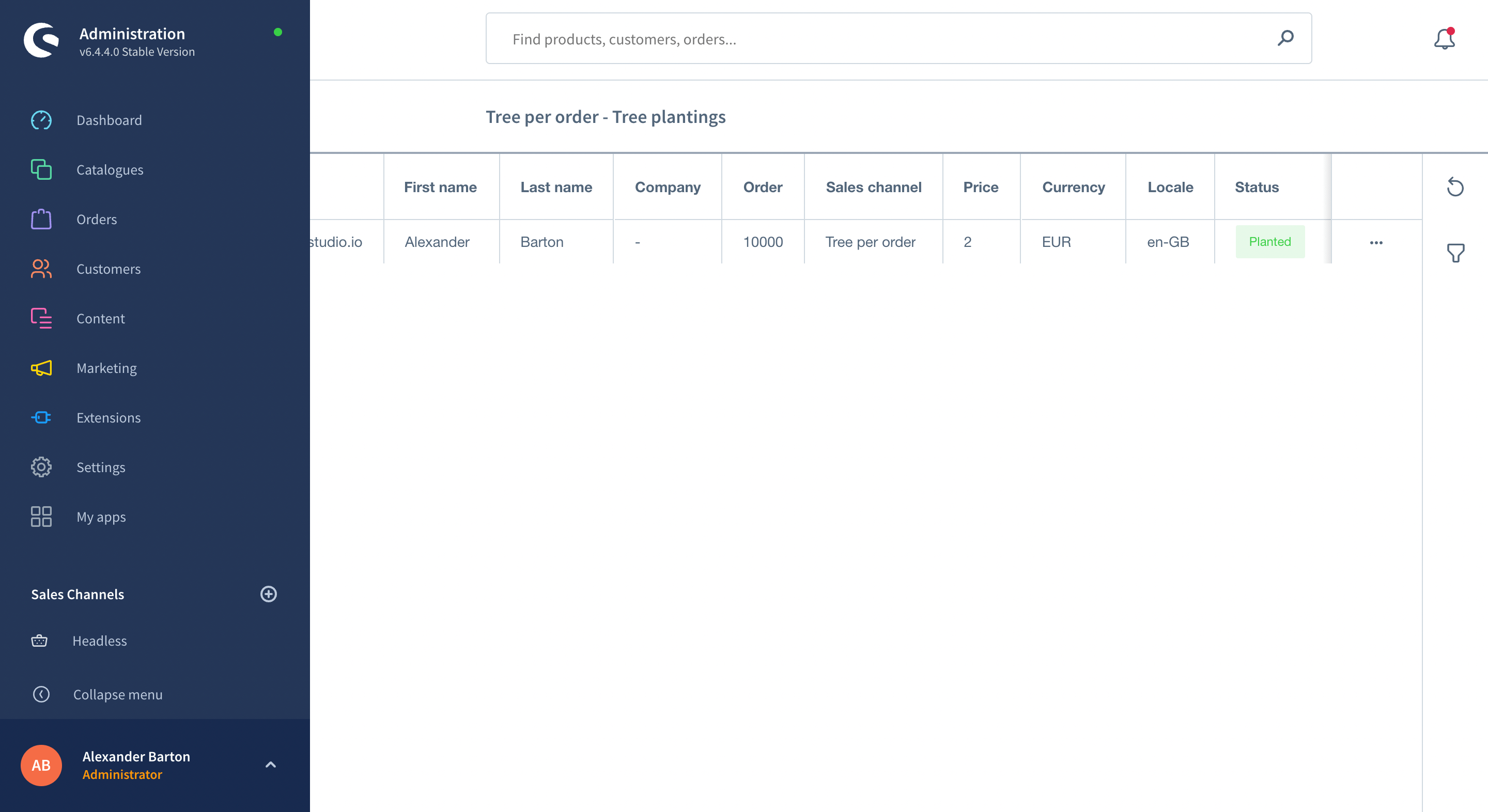 ShopStudioTreePerOrderCloud