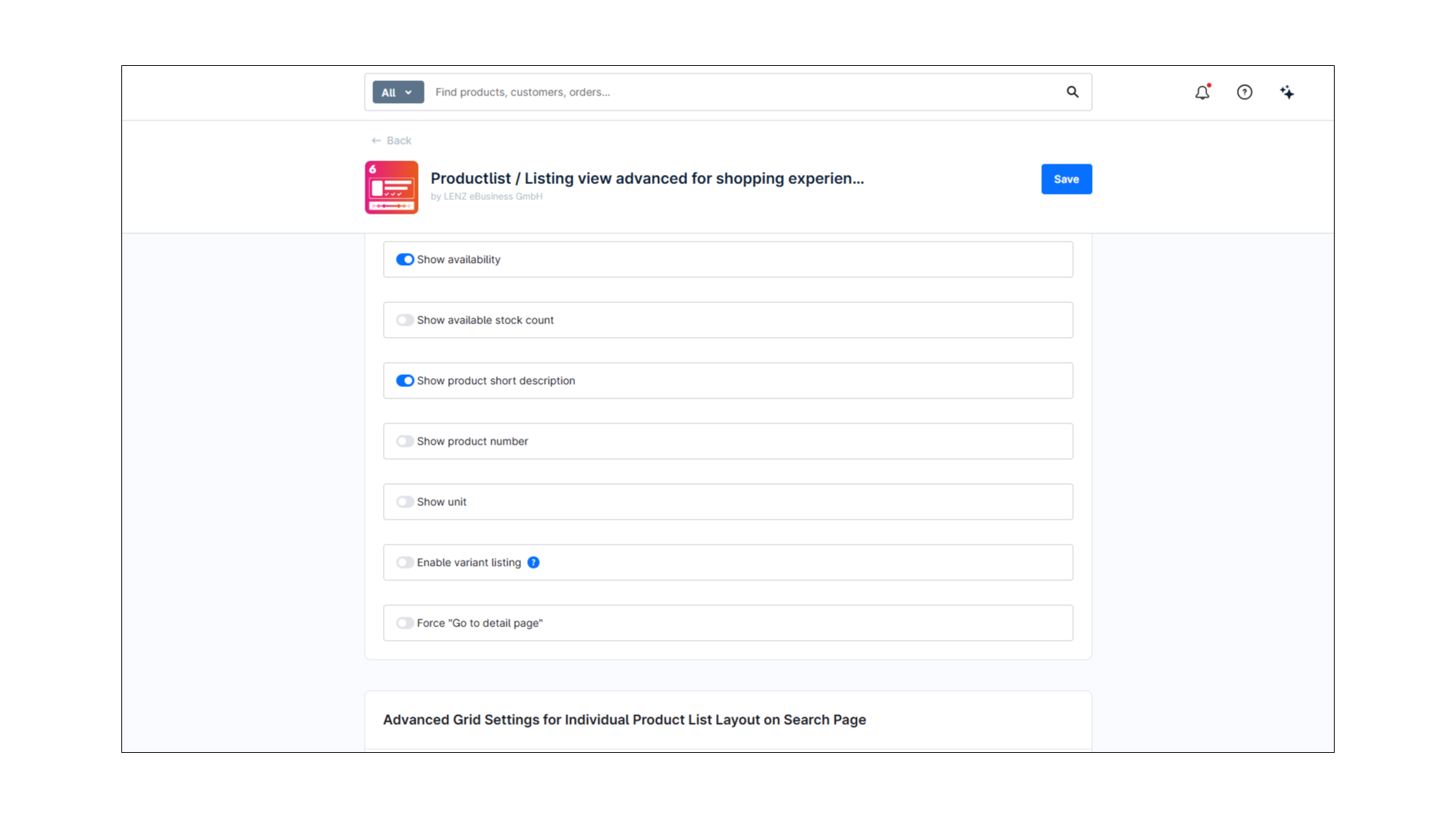 LoyxxFullWidthProductListing