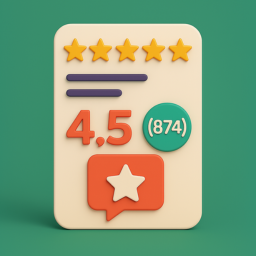 ICTECHRatingCountinListingWithCustomIconinDetail