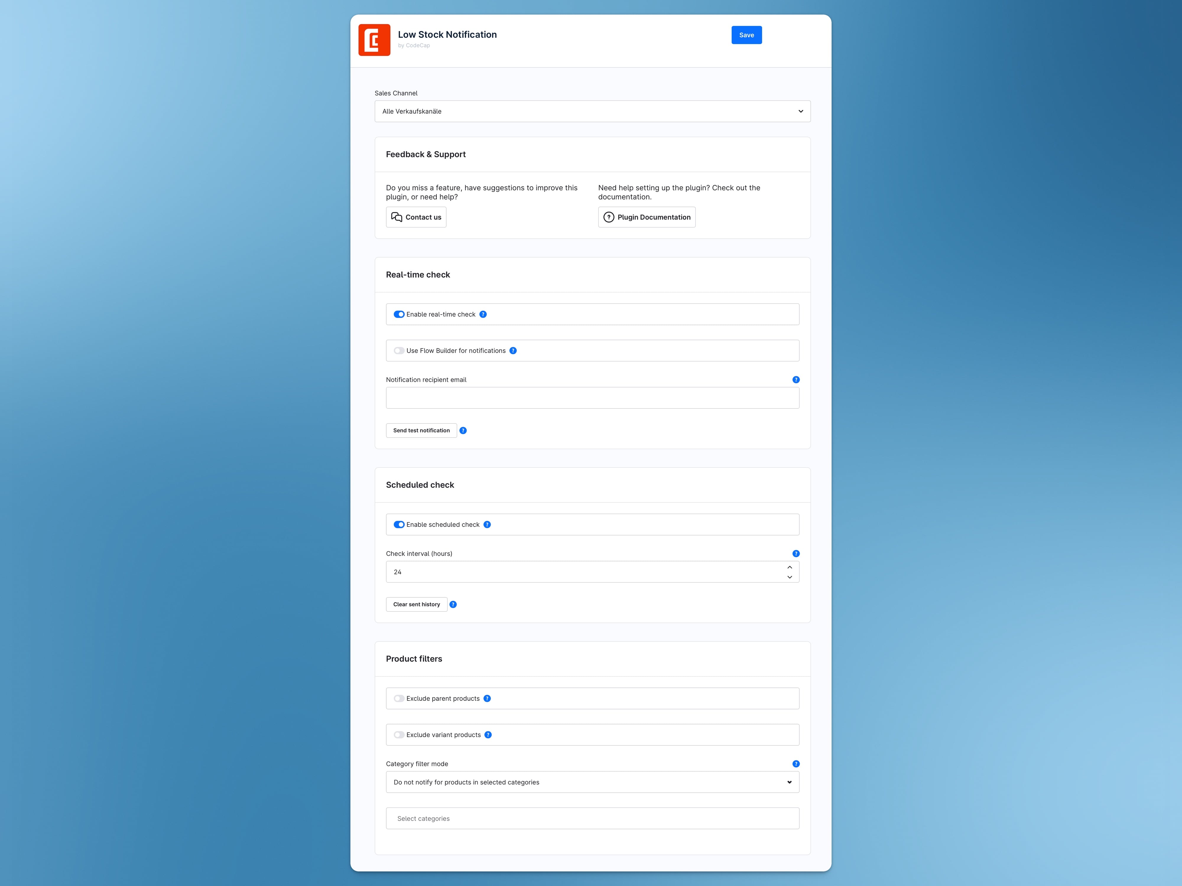 CodecapLowStockNotification