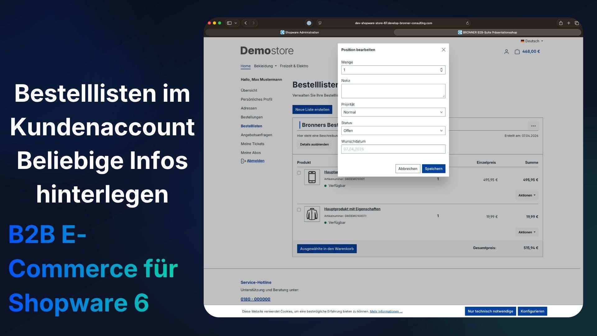 BronnOrderList
