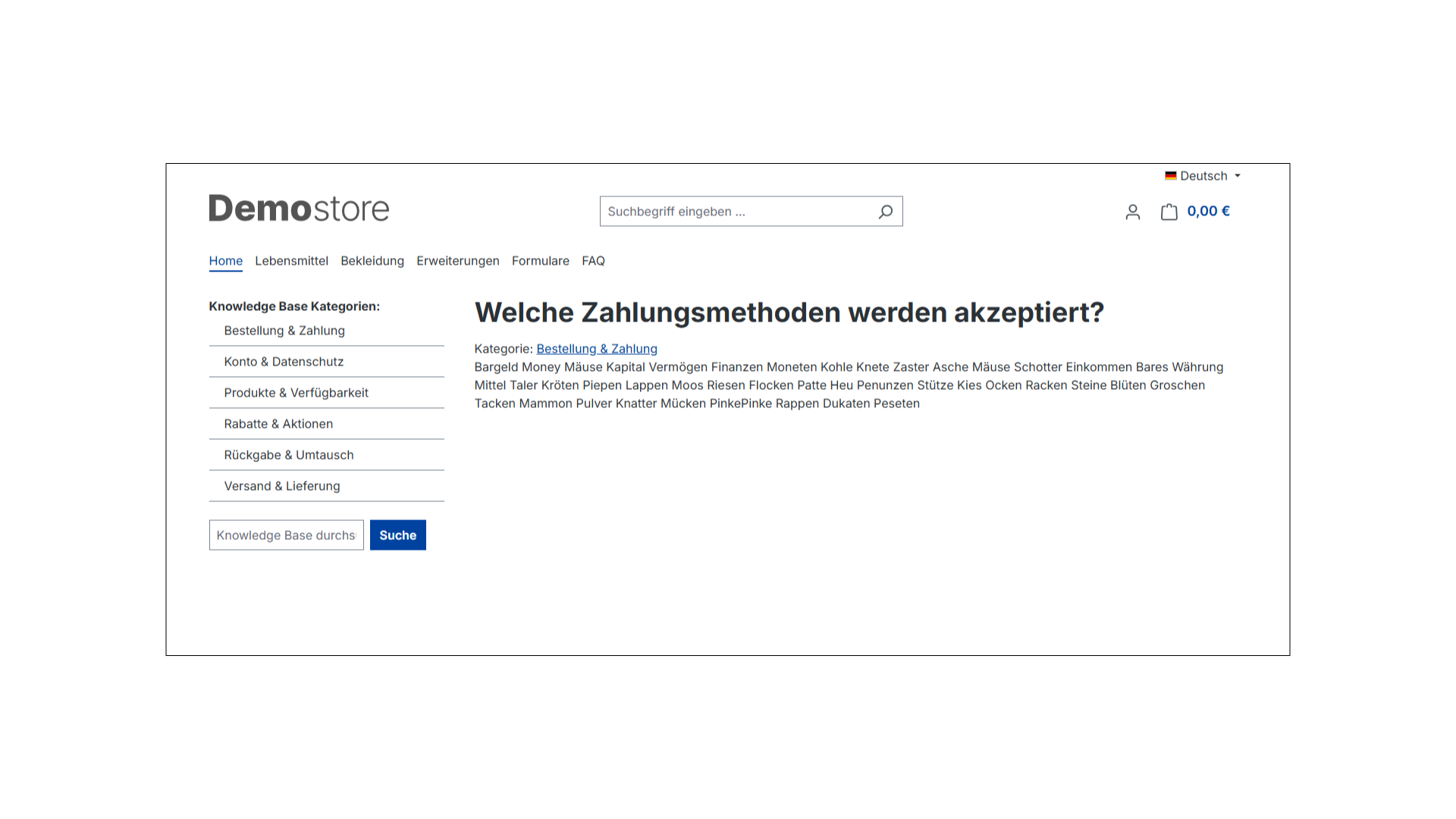 LenzPlatformKnowledgeBase