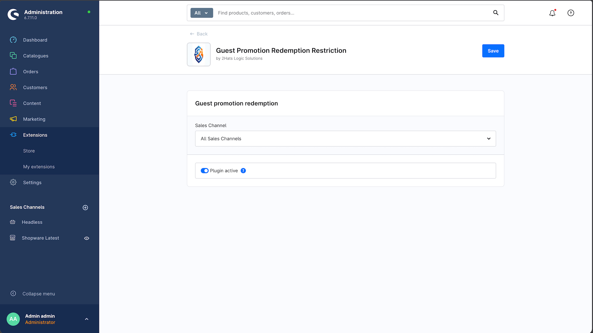 HatslogicGuestPromotionRedemptionPlugin