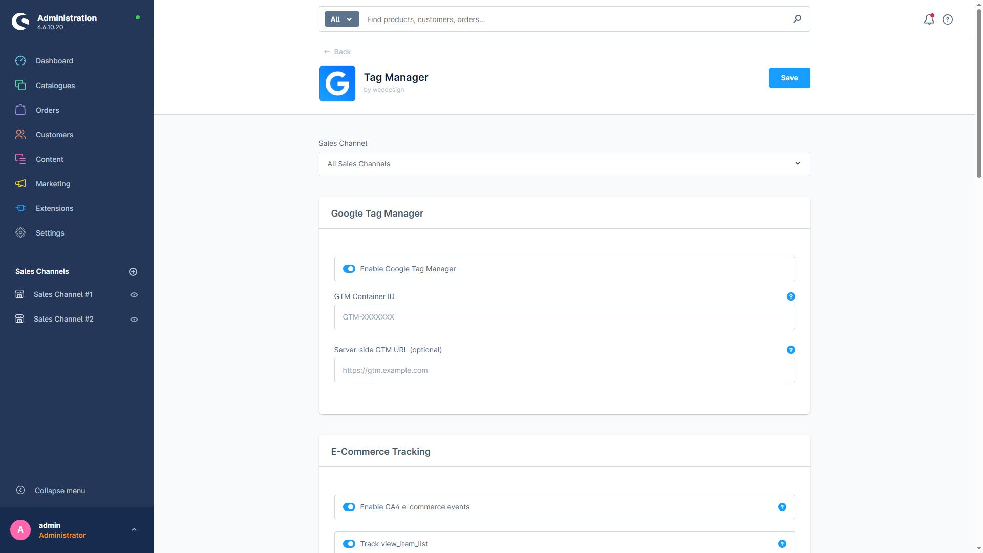 WeedesignTagManager
