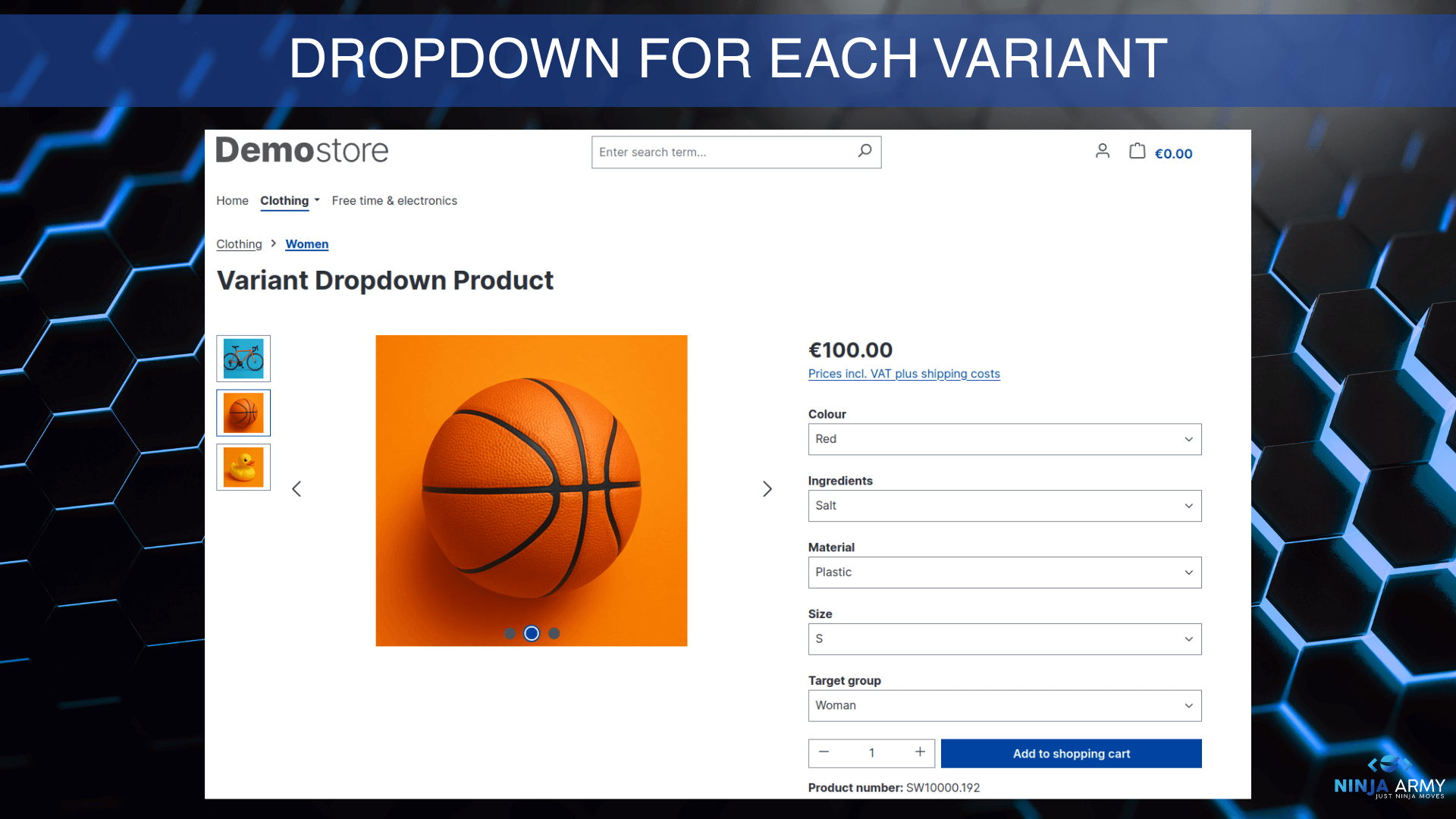 NINJADropdownVariants