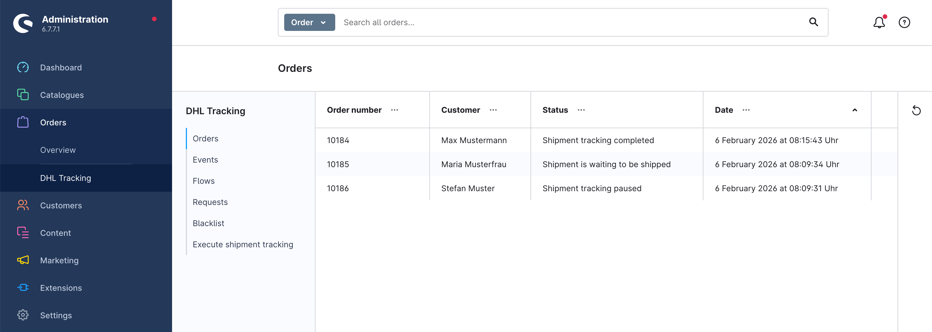 DvsnDhlTracking