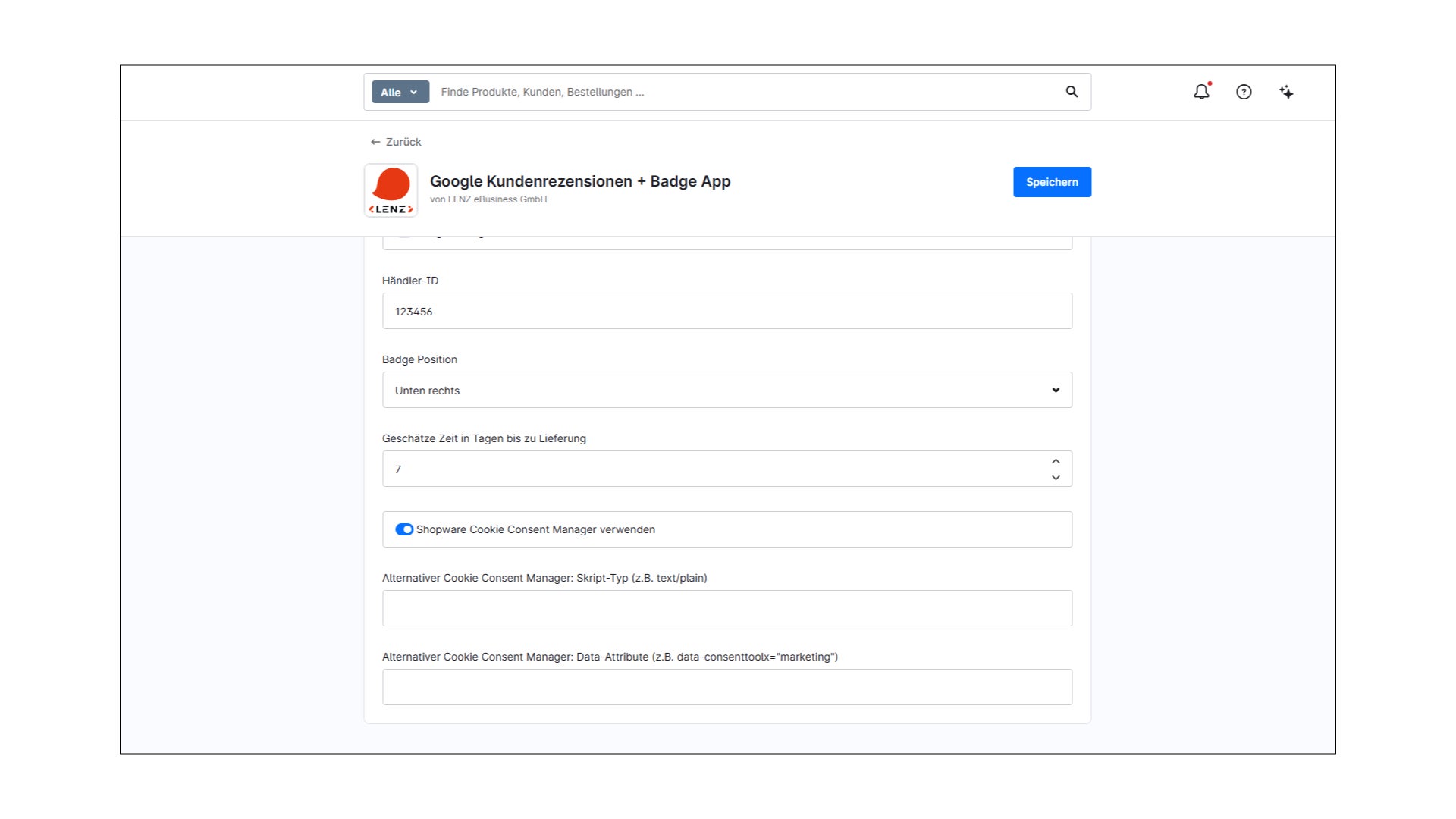 LenzPlatformAppGoogleCustomerReviews