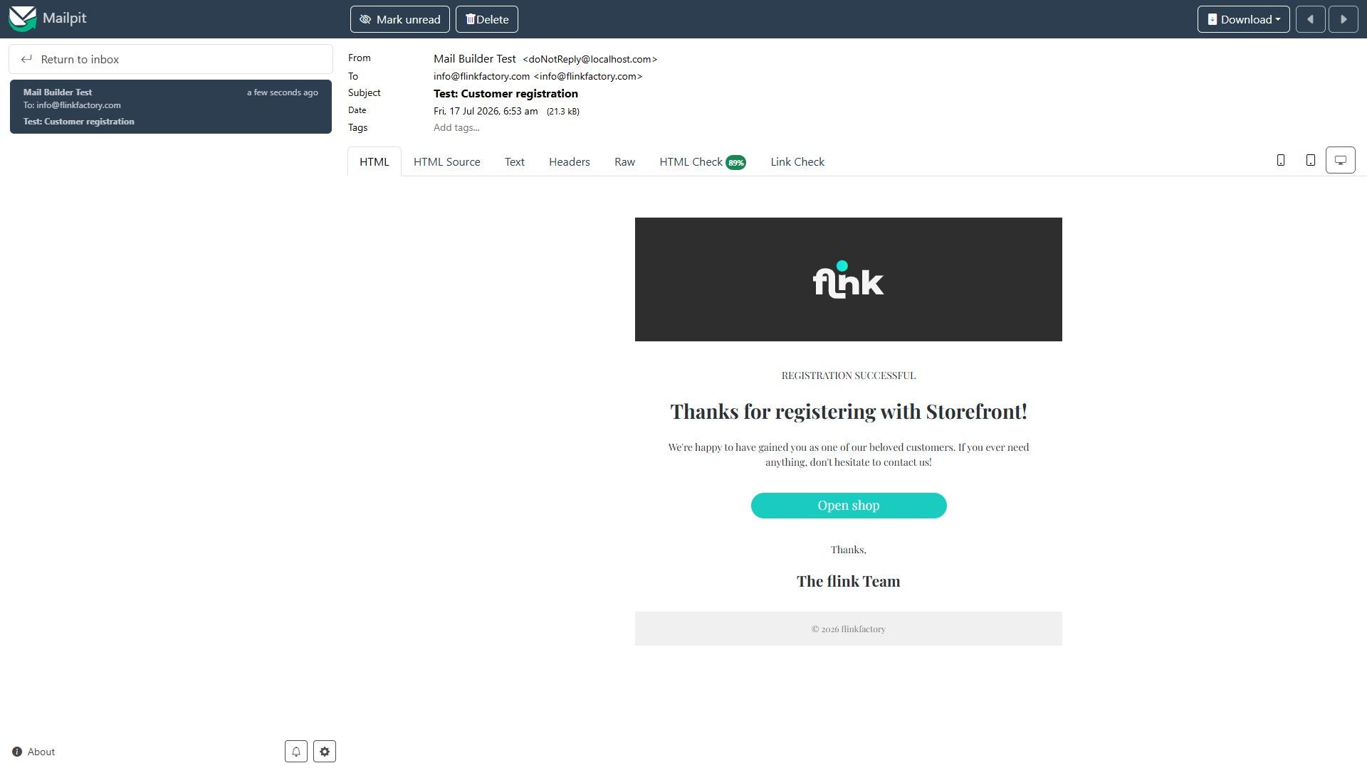 FlinkMailBuilder