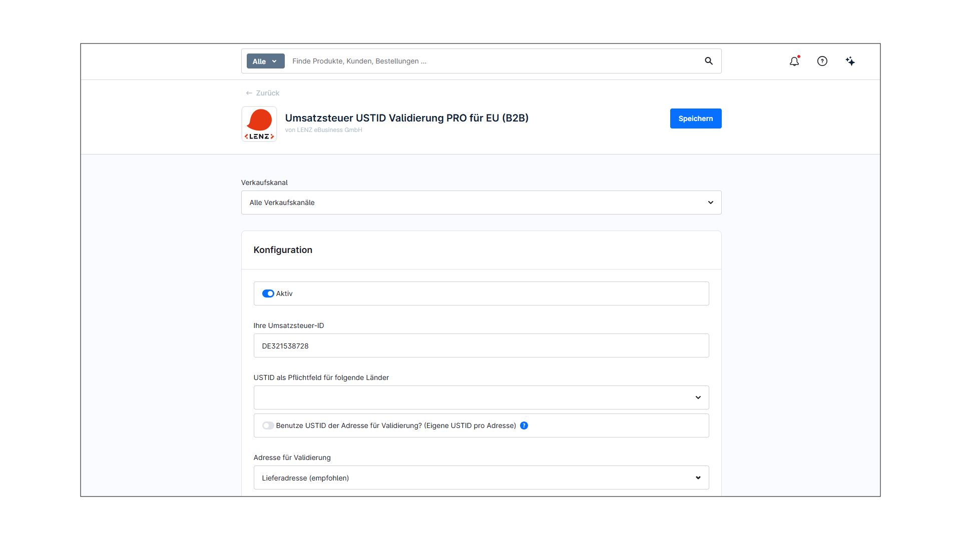 LenzPlatformVatIdValidation