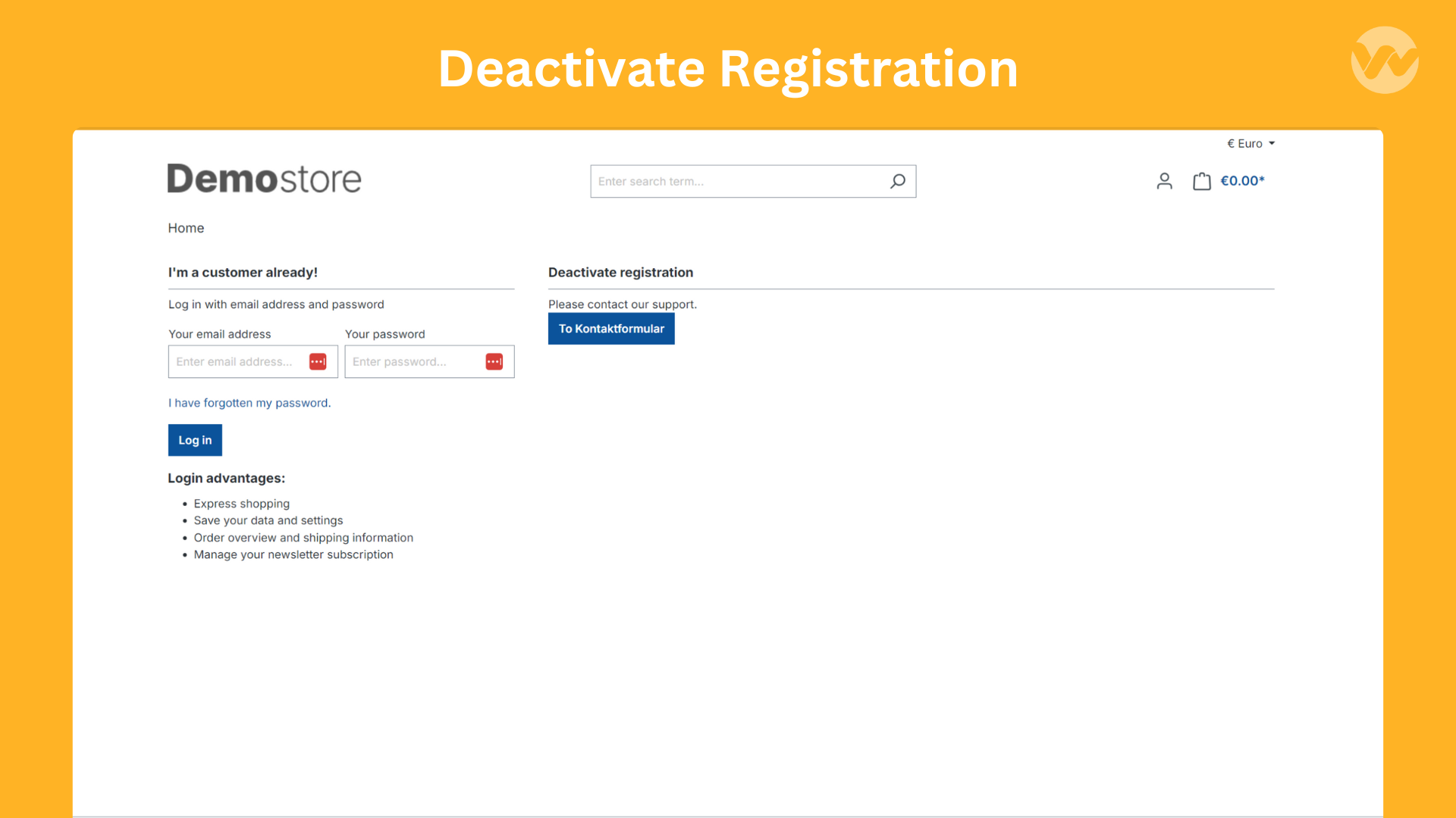 WebvDeactivateRegistration