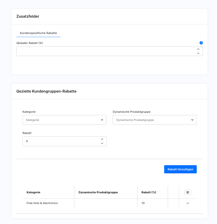 WebLaCustomerSpecificDiscounts