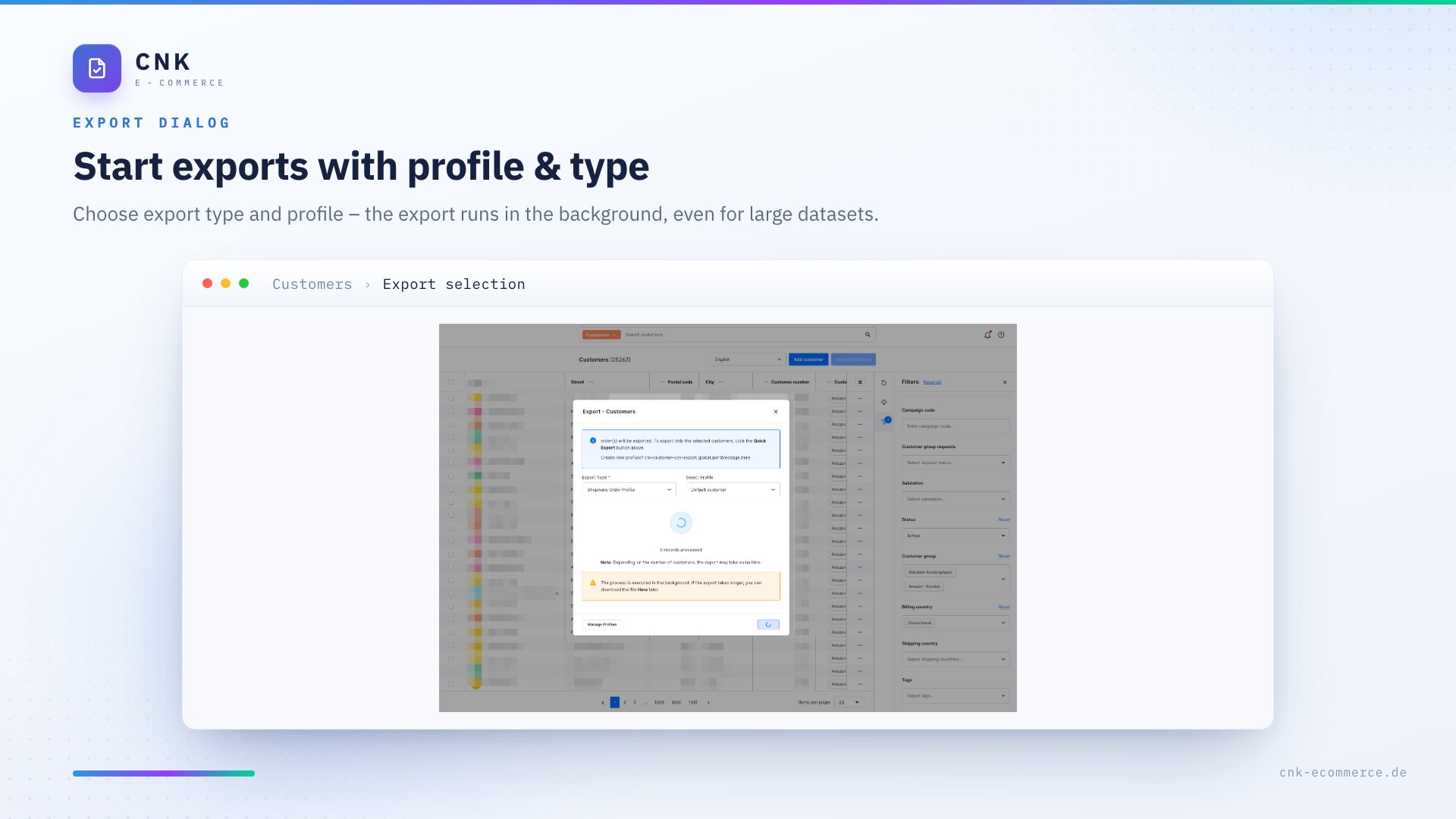 CnkPlatformCustomerCsvExport