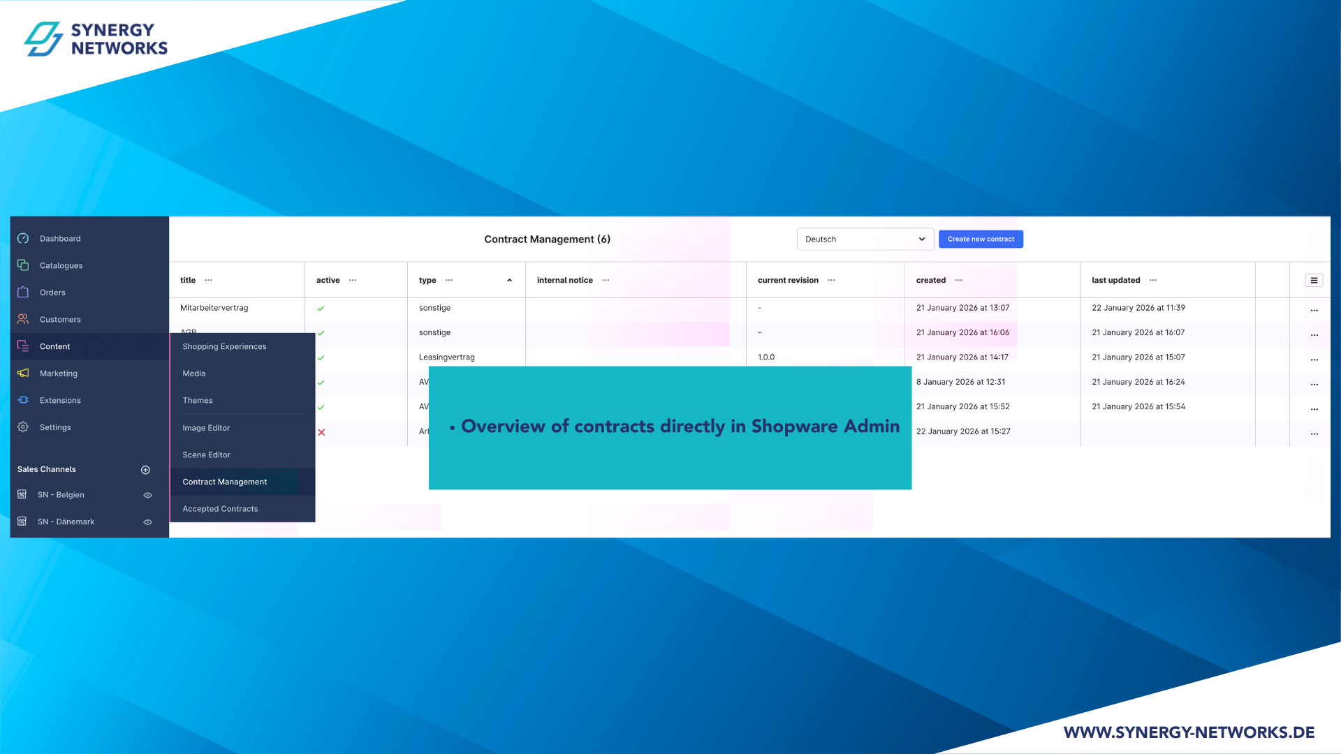 SynContractManagement