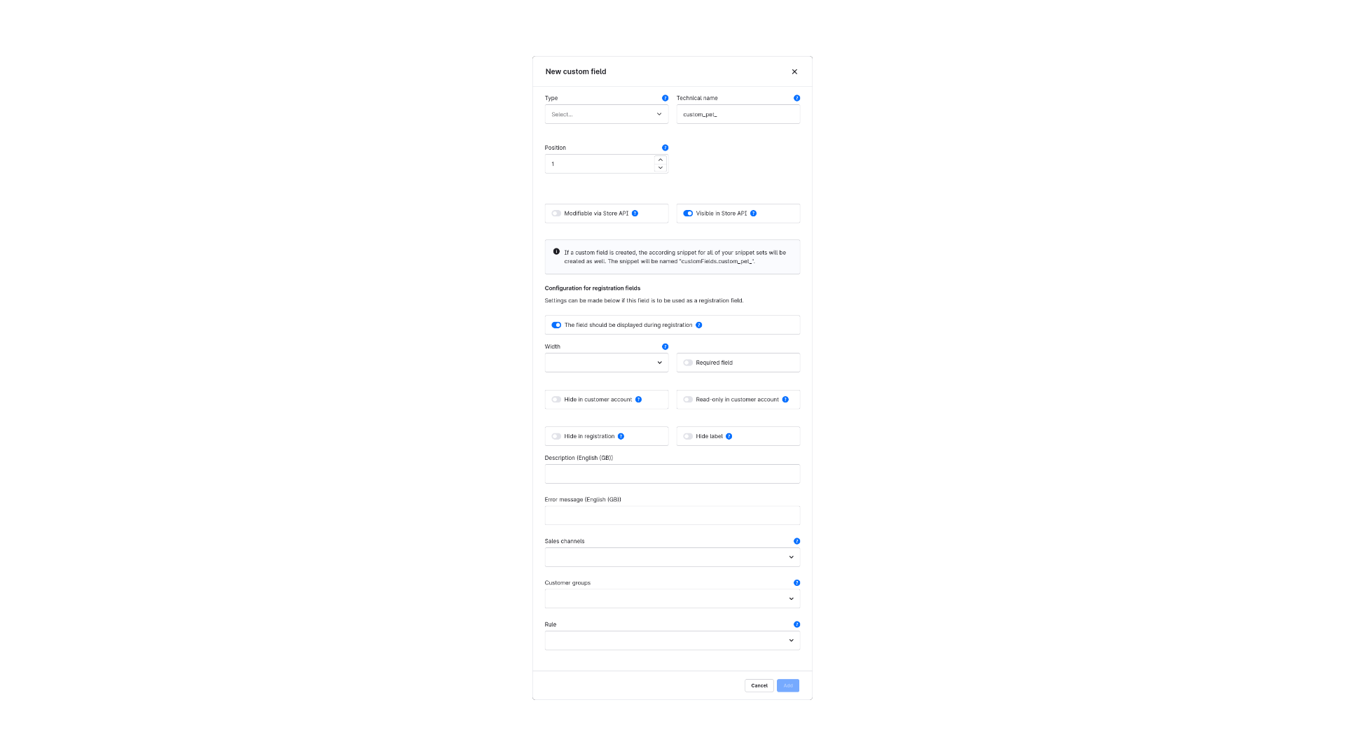 RhiemRegistrationCustomFields