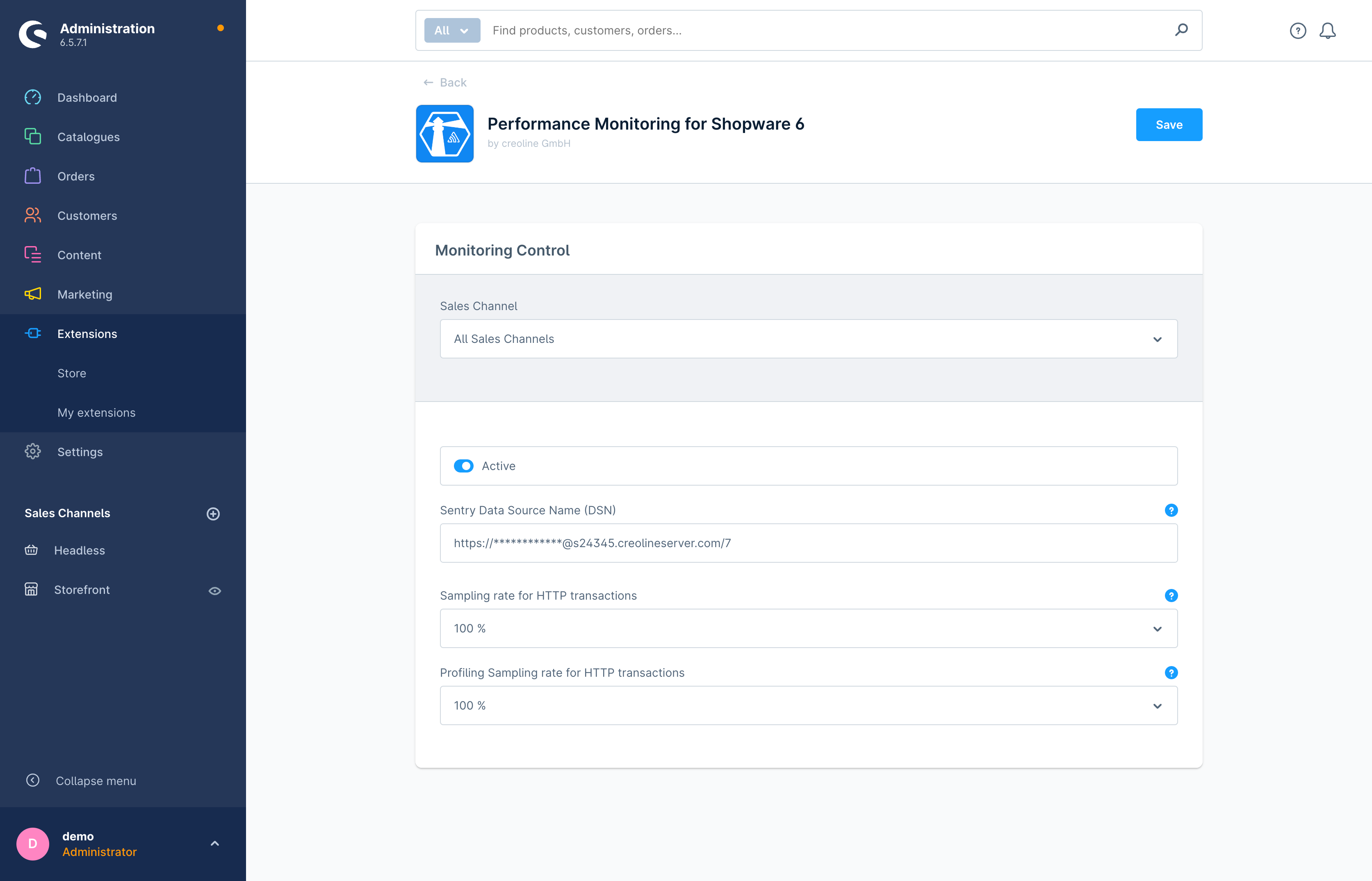 CreolineMonitoring