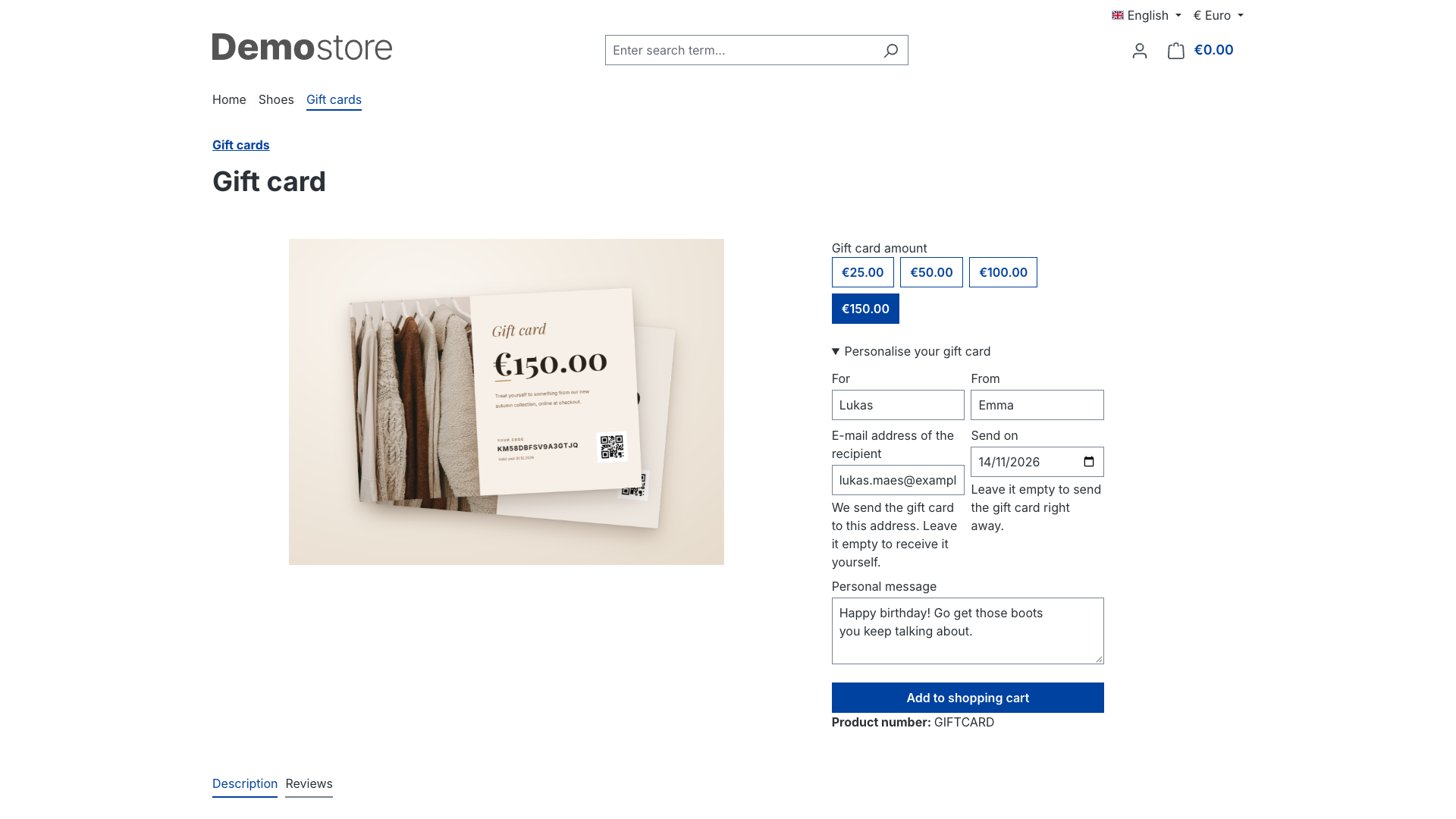 LaenenGiftcard