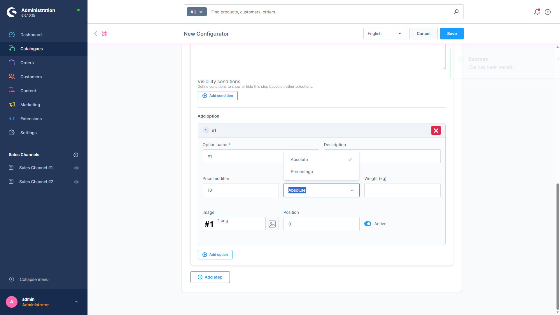 WeedesignProductConfigurator