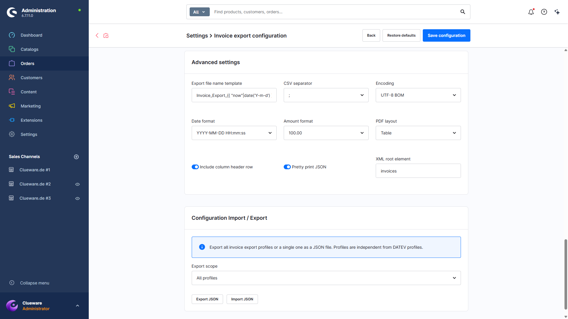 CluewareInvoiceManager
