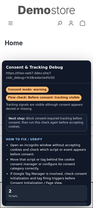 InvConsentTrackingDebugConsole