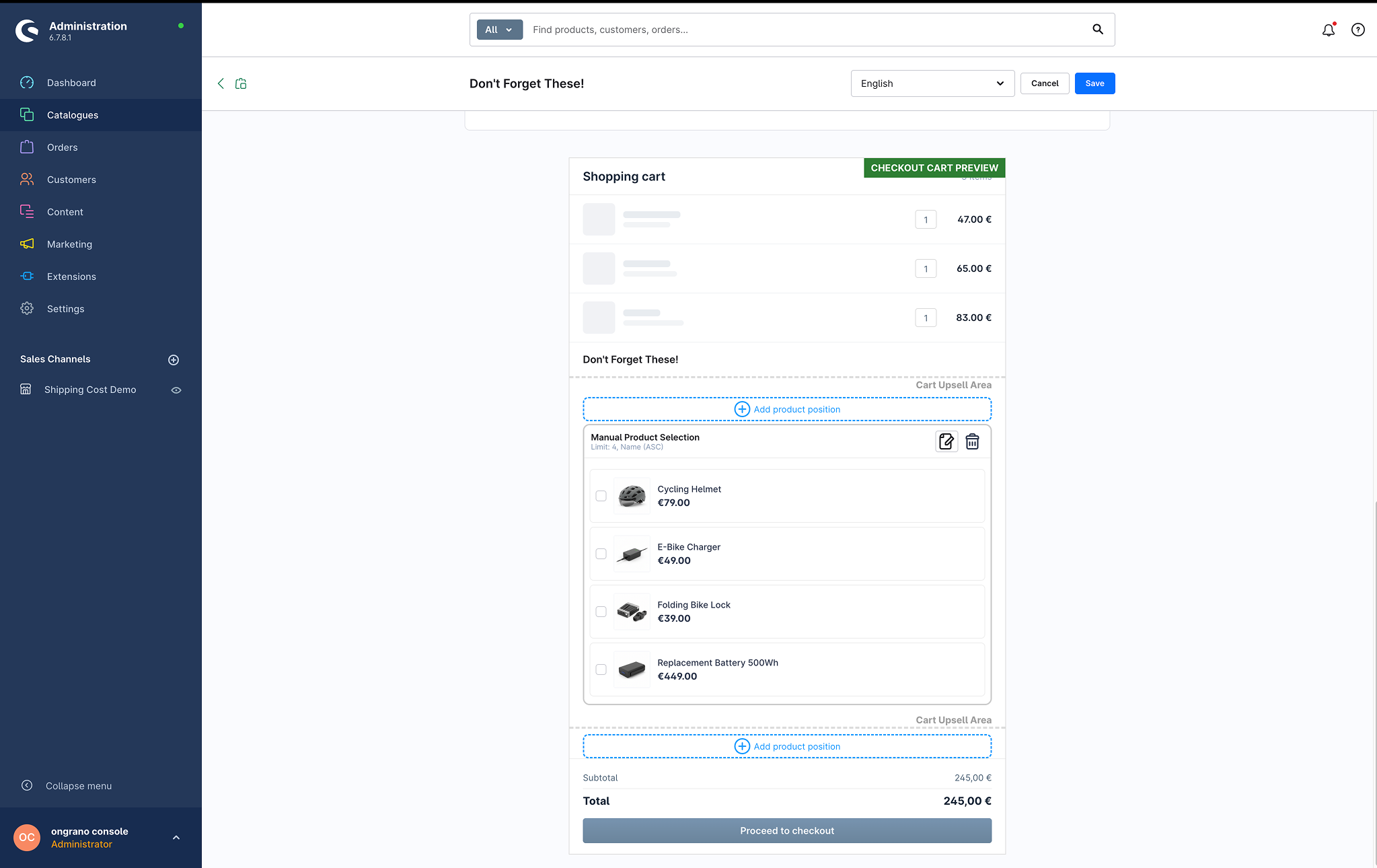 OngranoCrossSellingBuilder