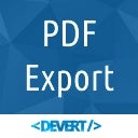 DevertPdfExport