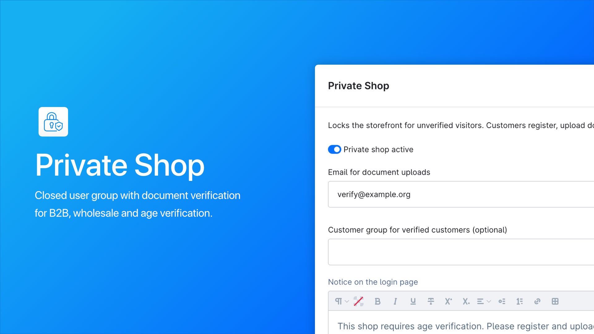 ForstegPrivateShop