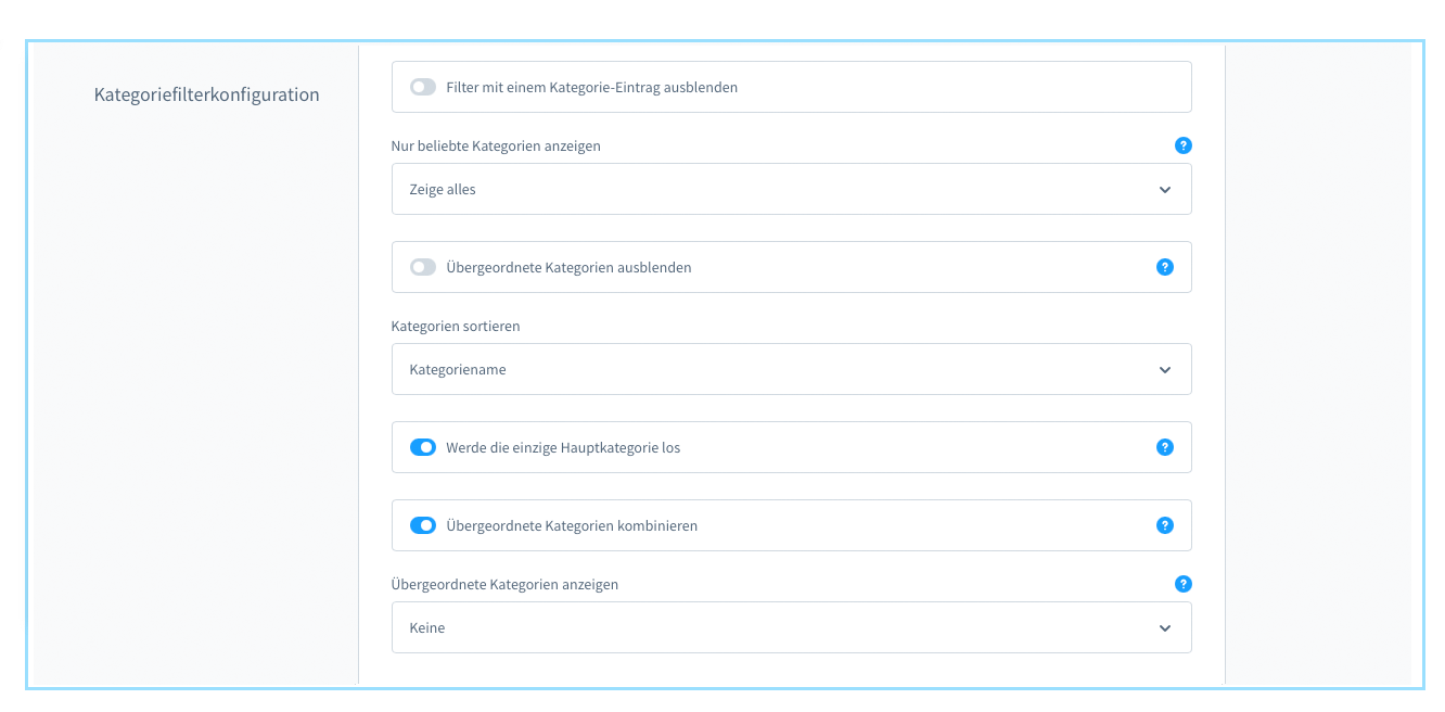 TopdataCategoryFilterSW6