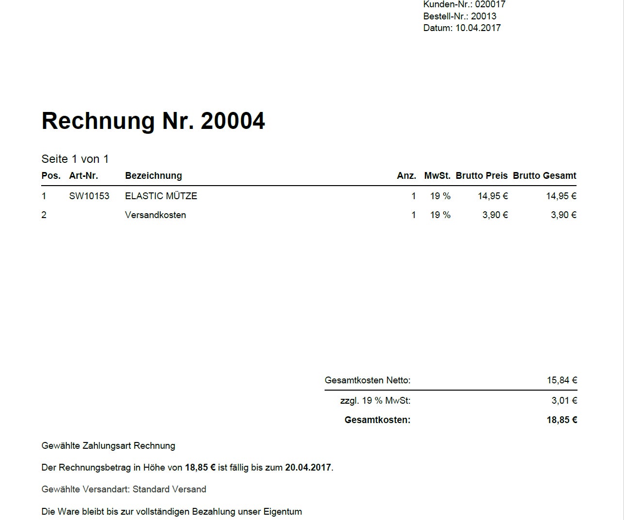 scha1PaymentDestinationOnDocument