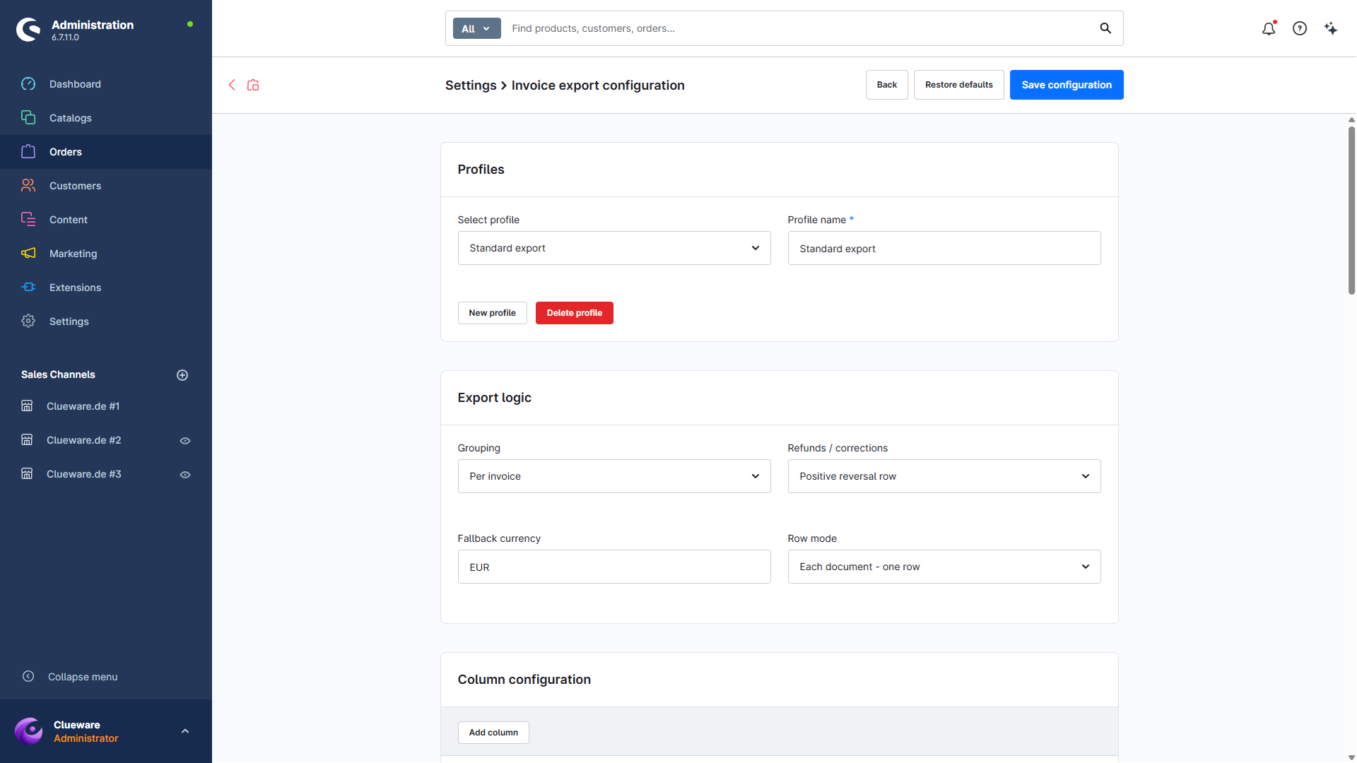 CluewareInvoiceManager