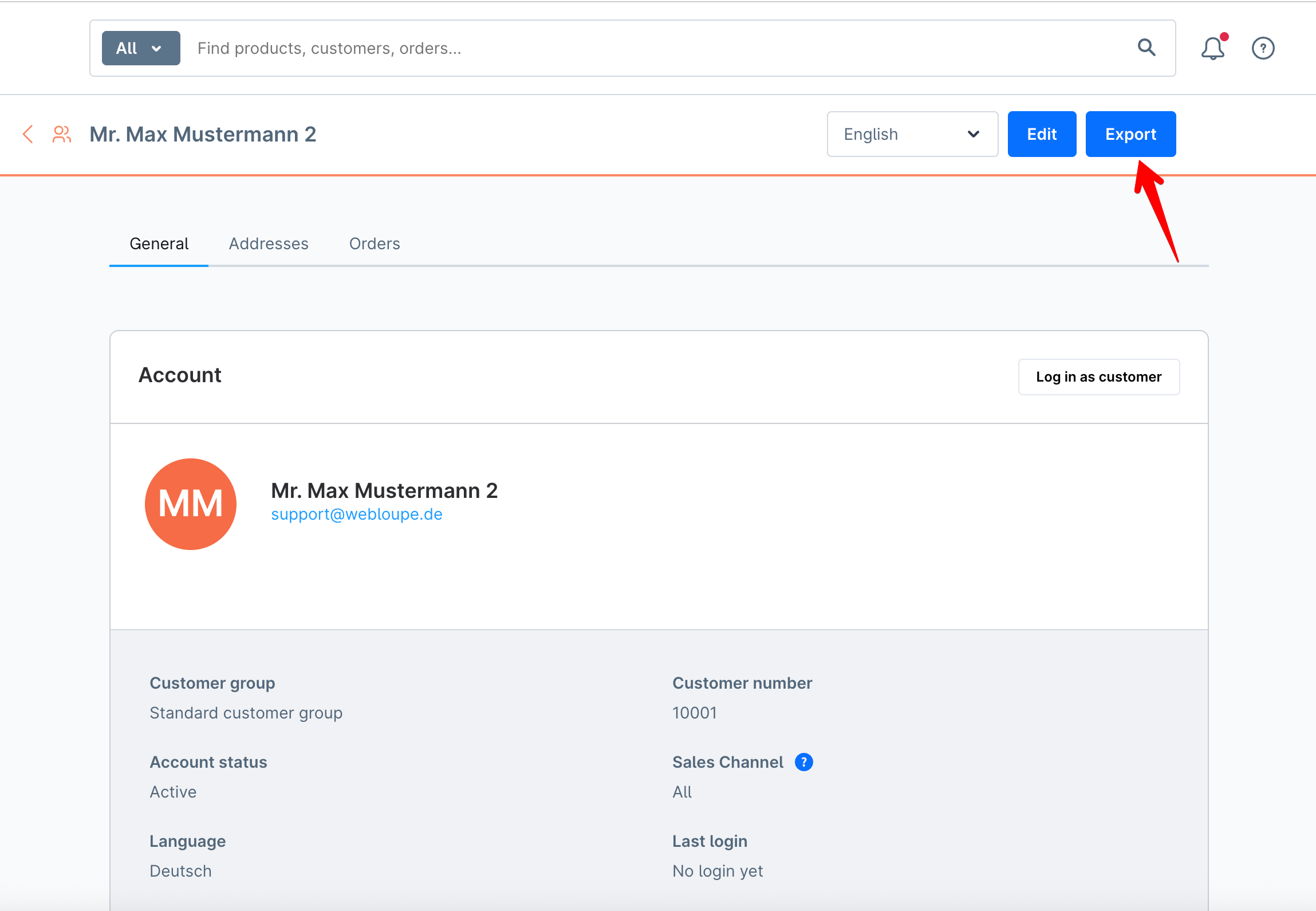 CnkPlatformCustomerCsvExport