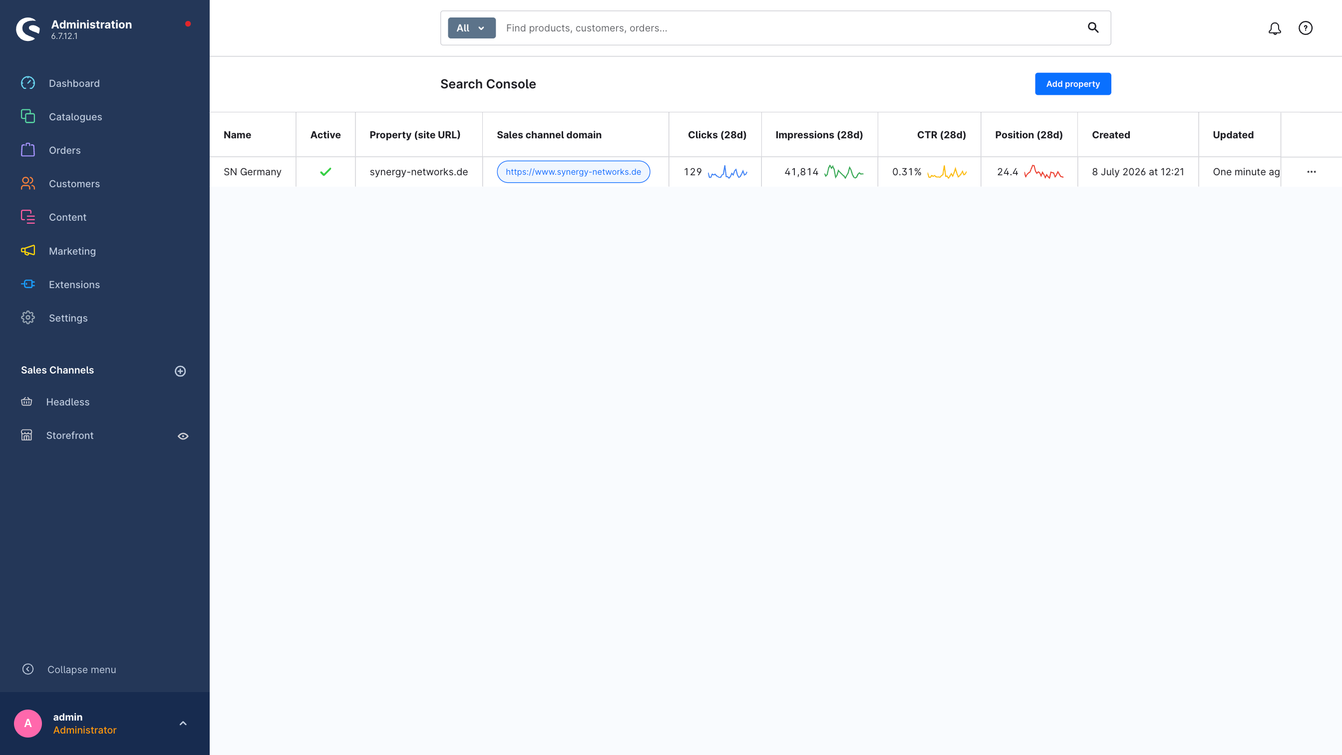 SynGoogleSearchConsole