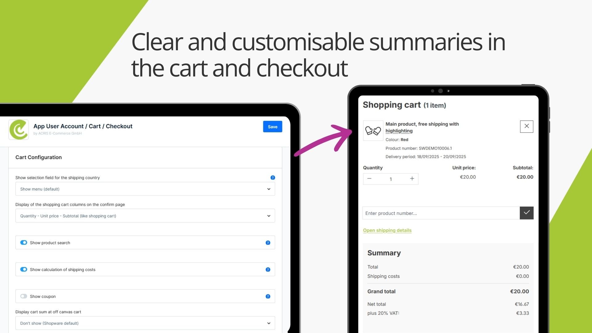 AcrisAccountCartCheckoutAppCS