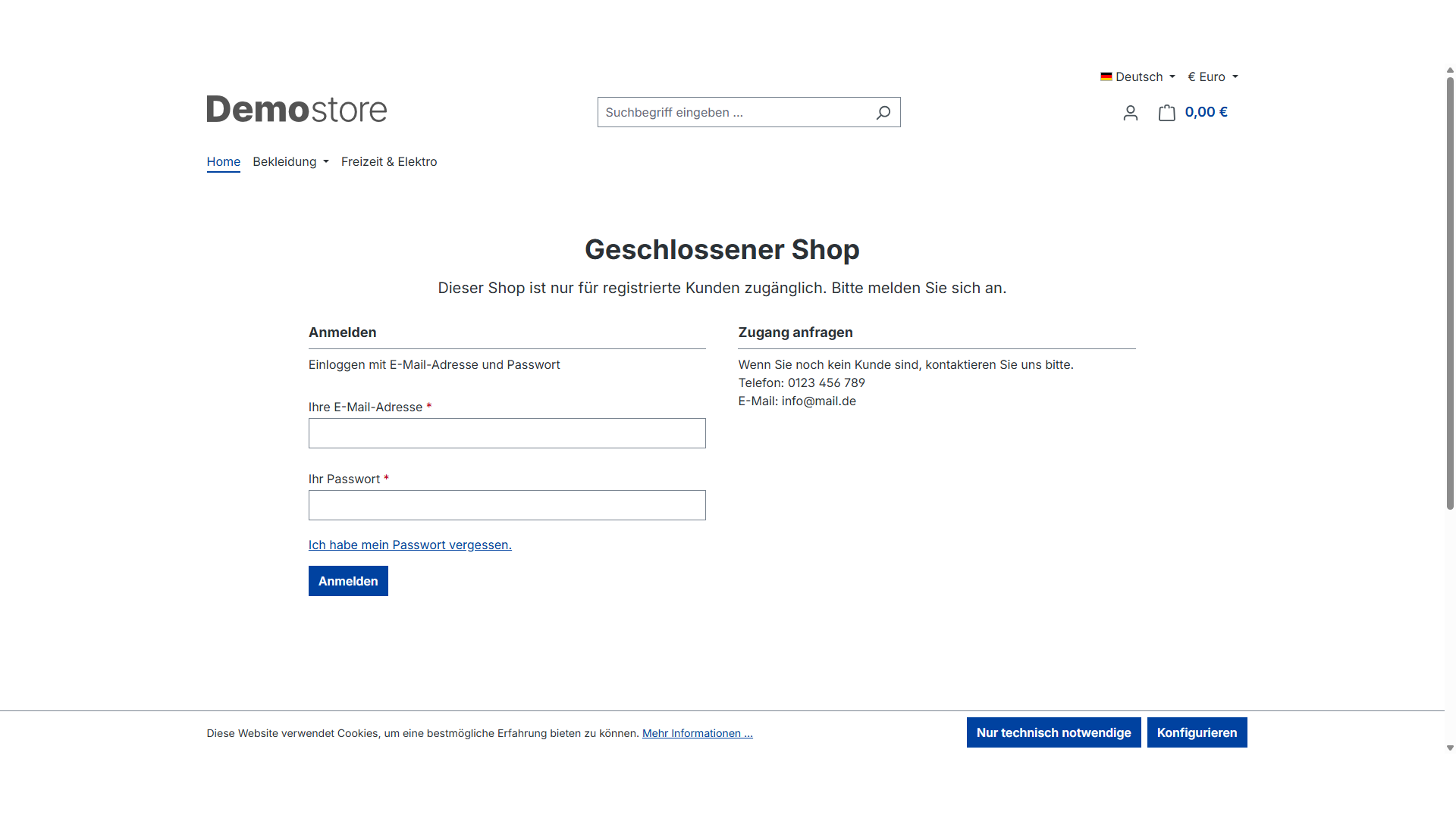 WebLa_ClosedShop